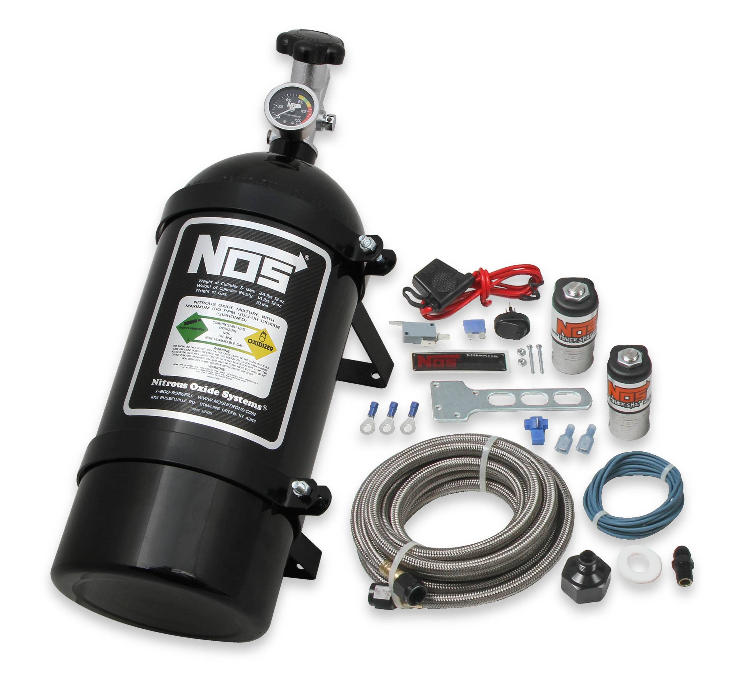 BHHV 05000BNOS NOS Powershot Wet Basic Nitrous Kit without Injector Plate - Black thumbnail 2