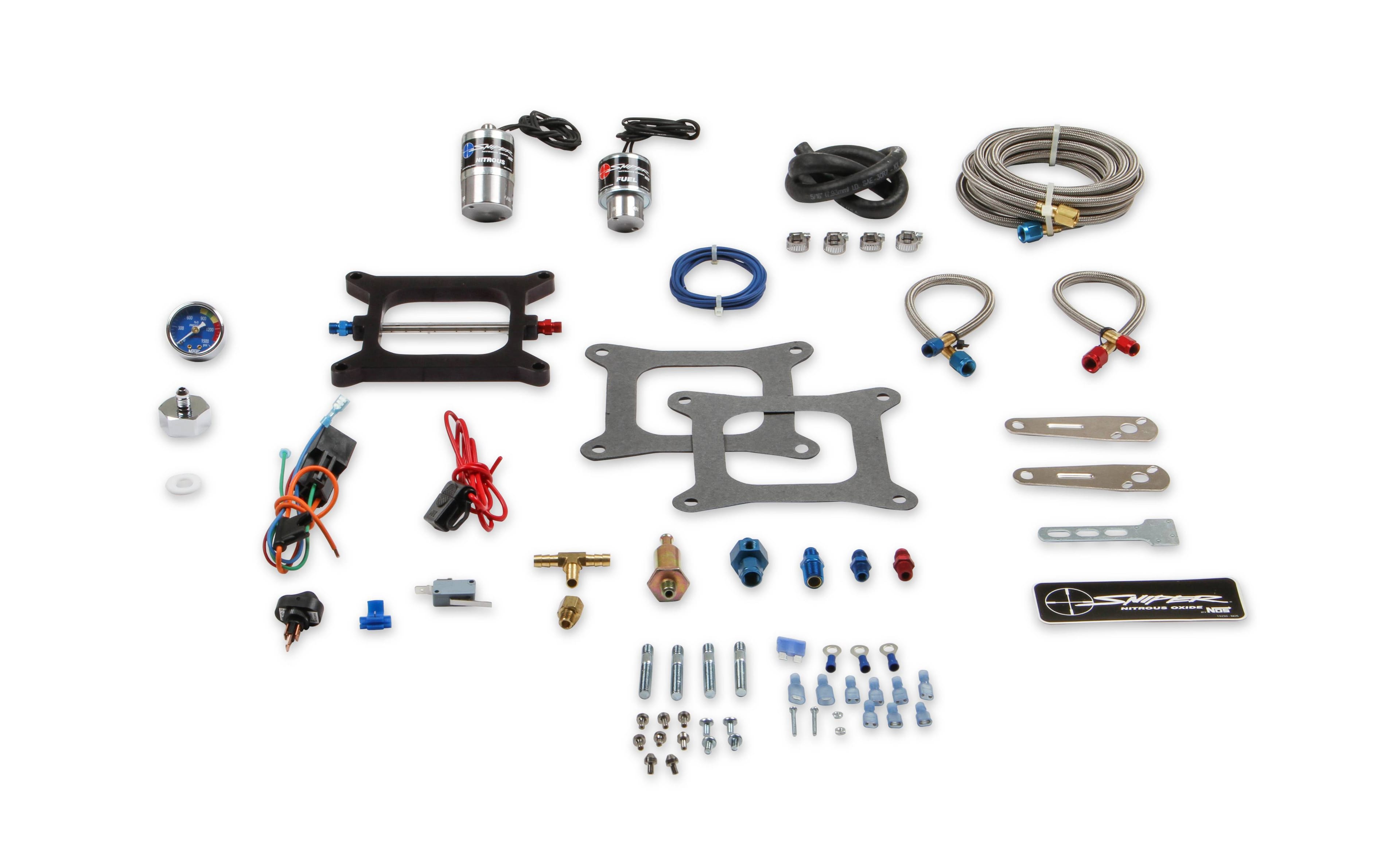 BHHV 07002NOS NOS Sniper Wet Nitrous Plate Kit - 4150 Square Bore thumbnail 14