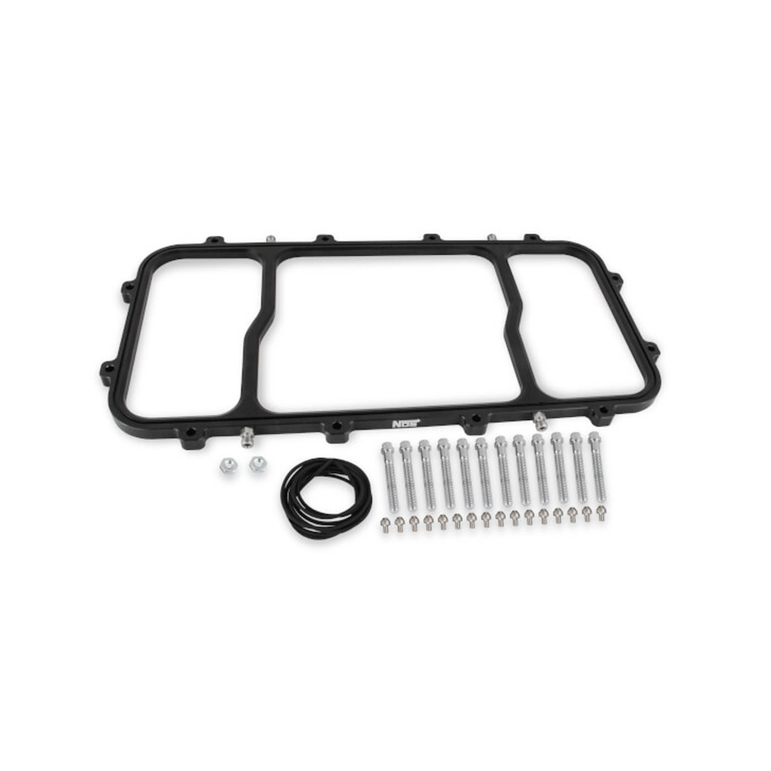 BHHV 05501BNOS NOS Dry Nitrous Plate System for Holley LS Hi Ram Intake Manifold - Black thumbnail 14