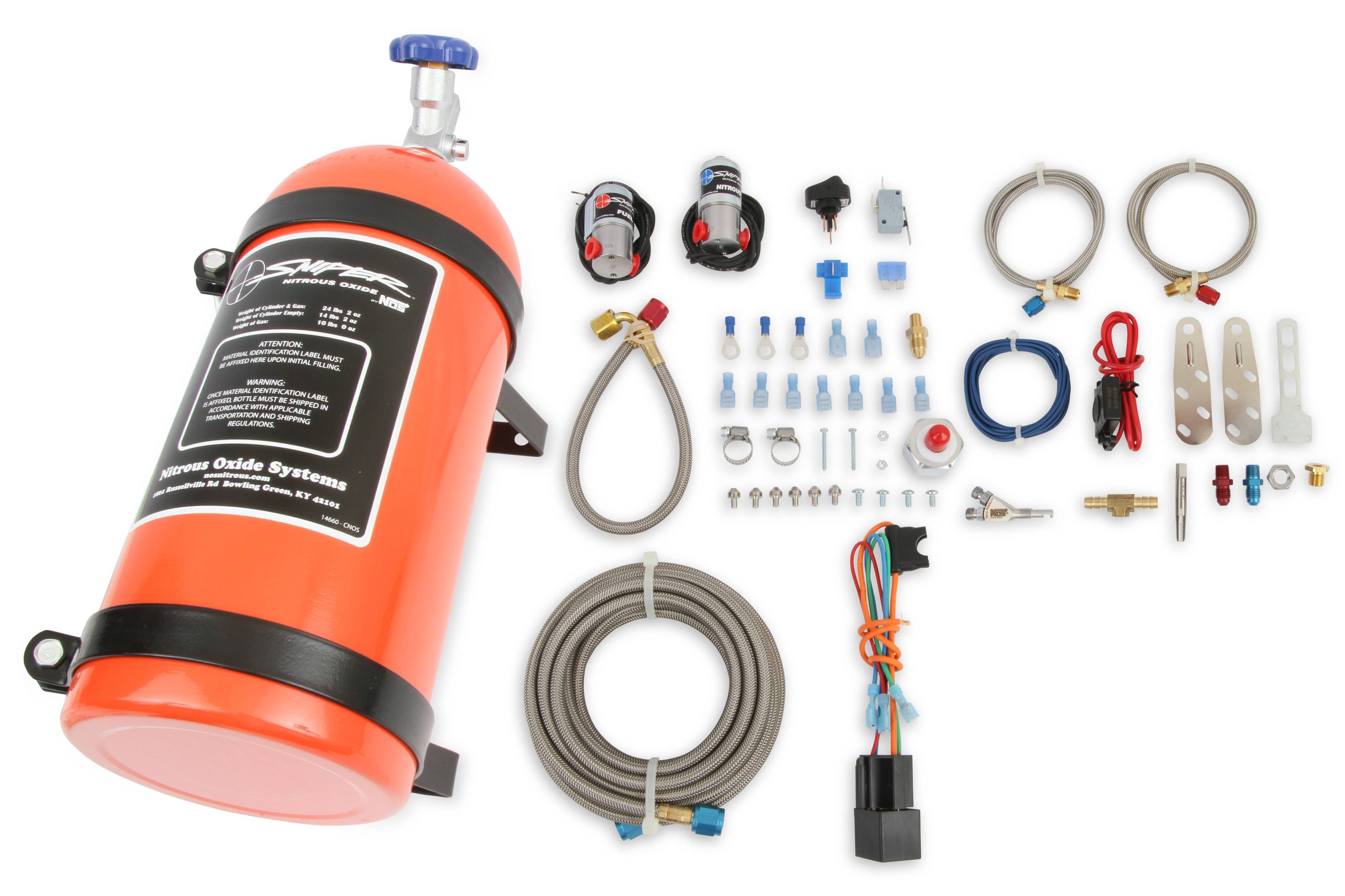 BHHV 07005NOS NOS Sniper Single Fogger Wet Nitrous System - Multi-Fit thumbnail 2