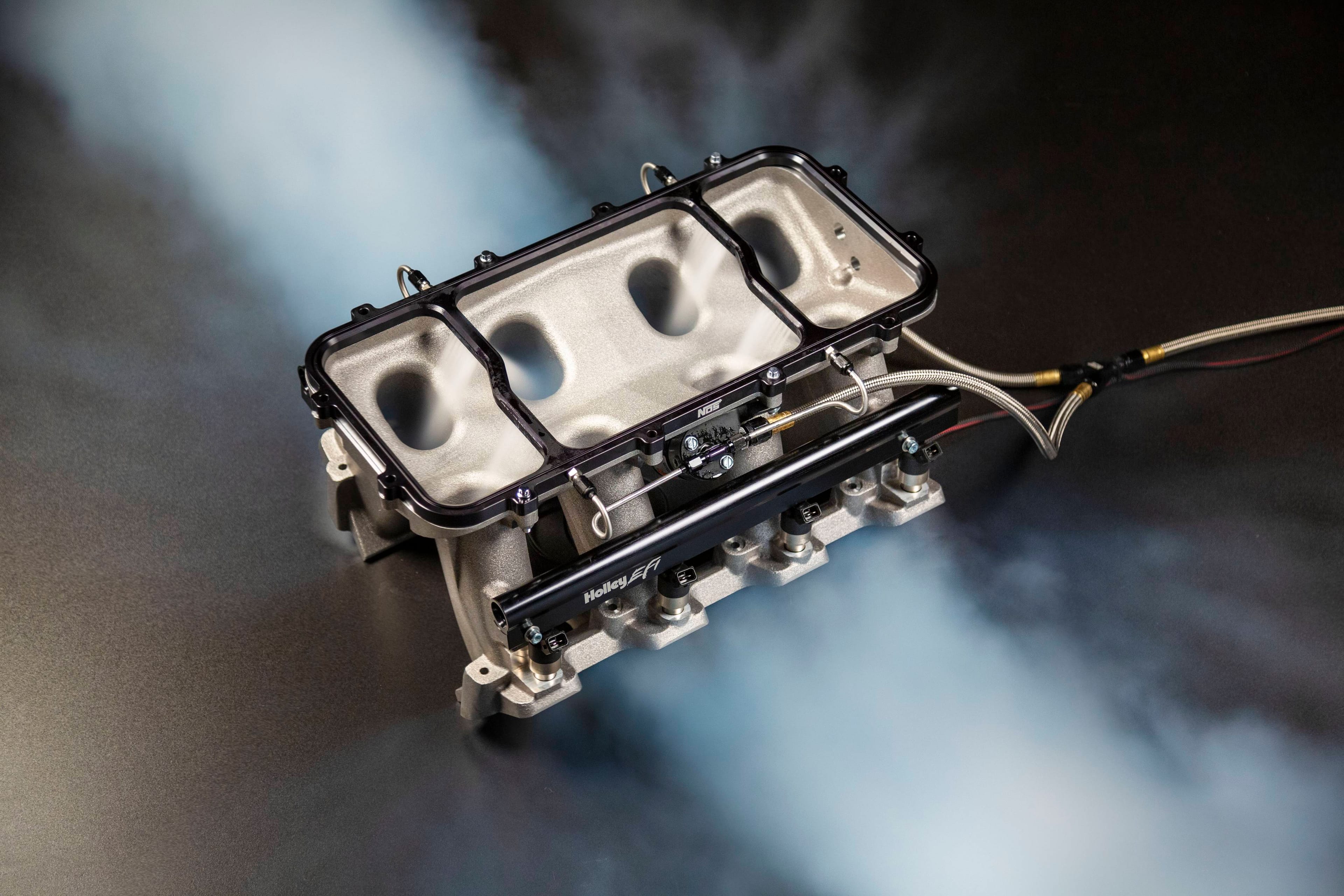 BHHV 12535BNOS NOS Dry Nitrous Plate for Holley LS Hi-Ram EFI Intake Manifolds-Black thumbnail 4