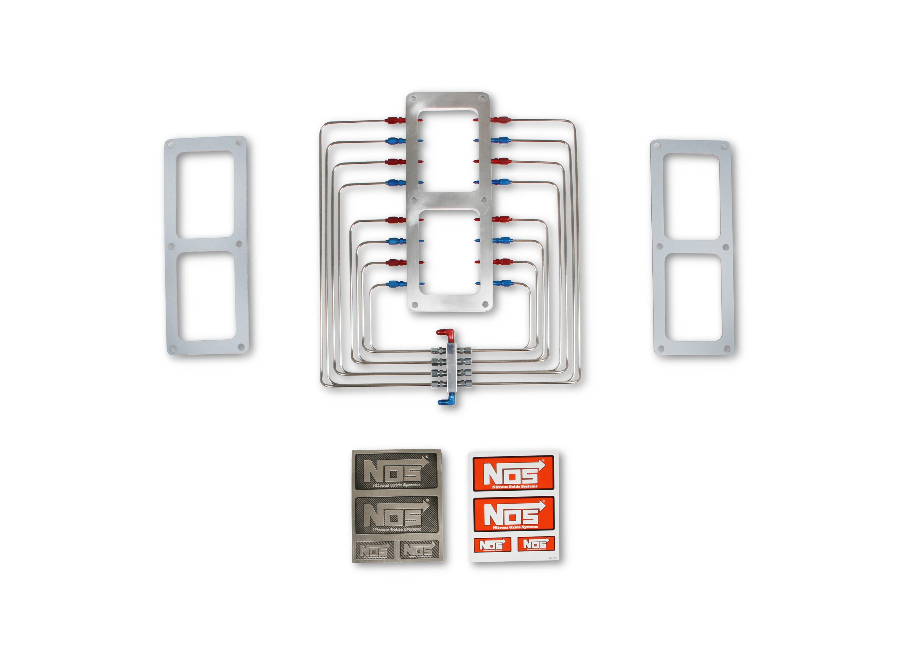 BHHV 13350-CNOS NOS Blower Injector Plate, Polished Finish, Red & Blue Plumbing thumbnail 2
