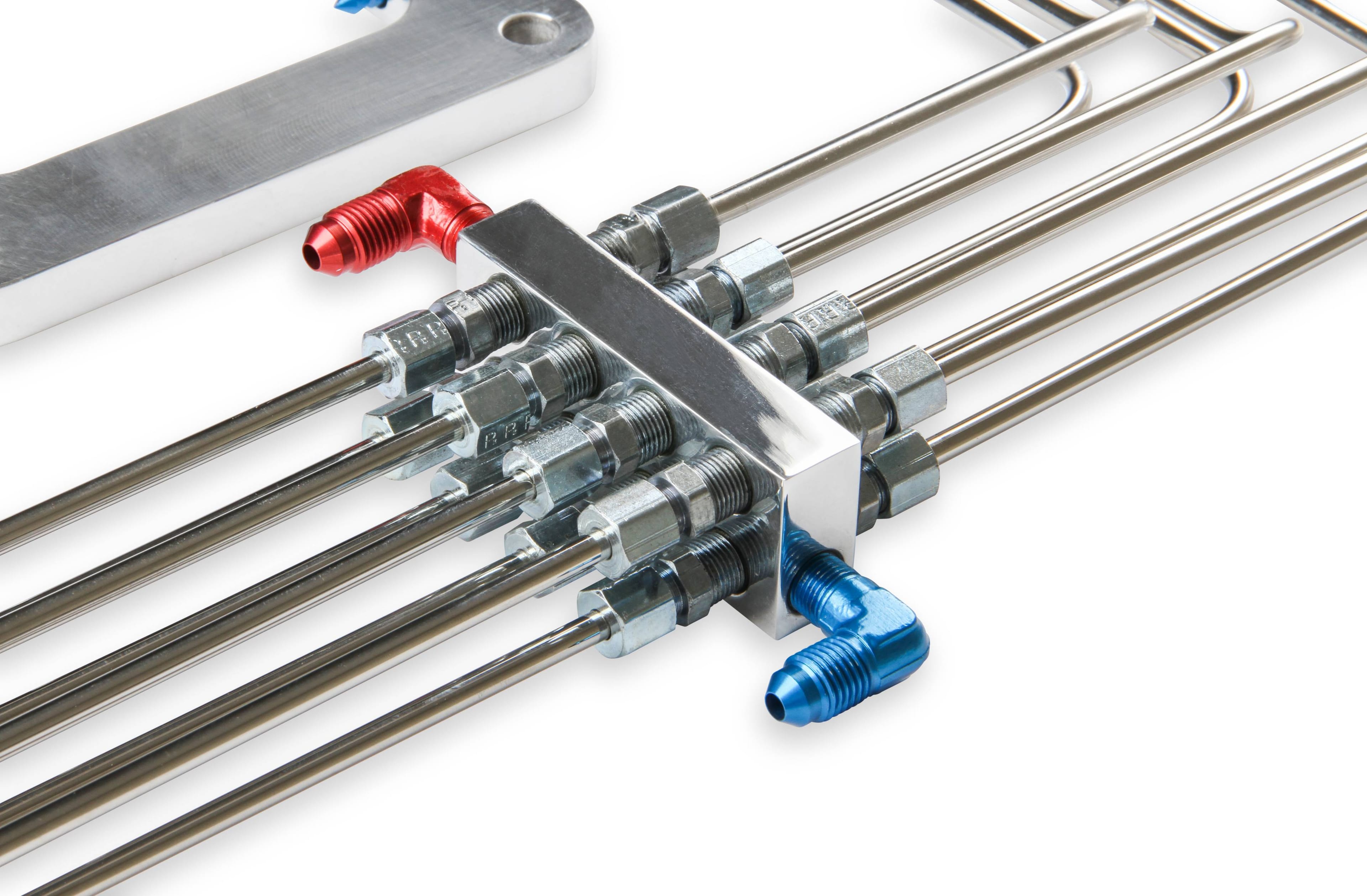 BHHV 13350-CNOS NOS Blower Injector Plate, Polished Finish, Red & Blue Plumbing thumbnail 4