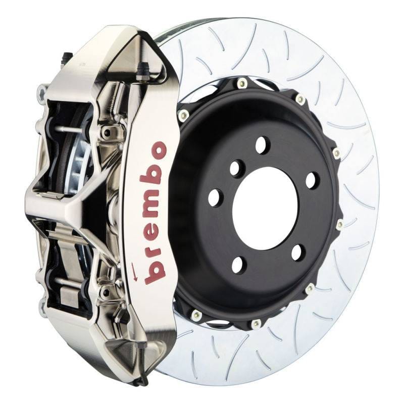 Brembo 1M3.8020AR Brembo 99-05 330i (Excl. xDrive) Front GTR BBK 6 Pist Billet 355x32 2pc Rotor Slotted Type3- Nickel thumbnail 2