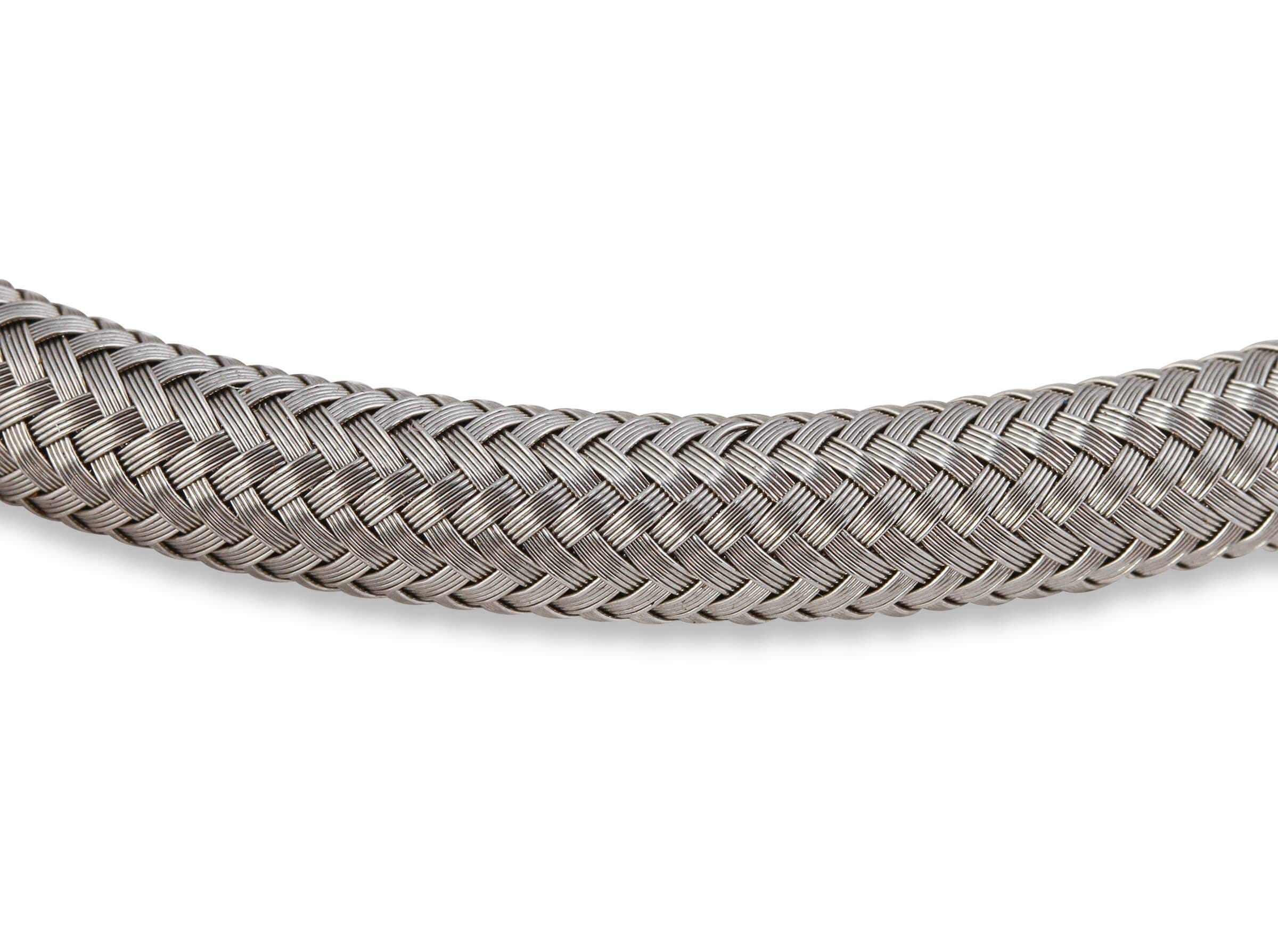 BHHV 15070NOS NOS Stainless Steel Braided Hose -3AN 3-foot Blue thumbnail 4
