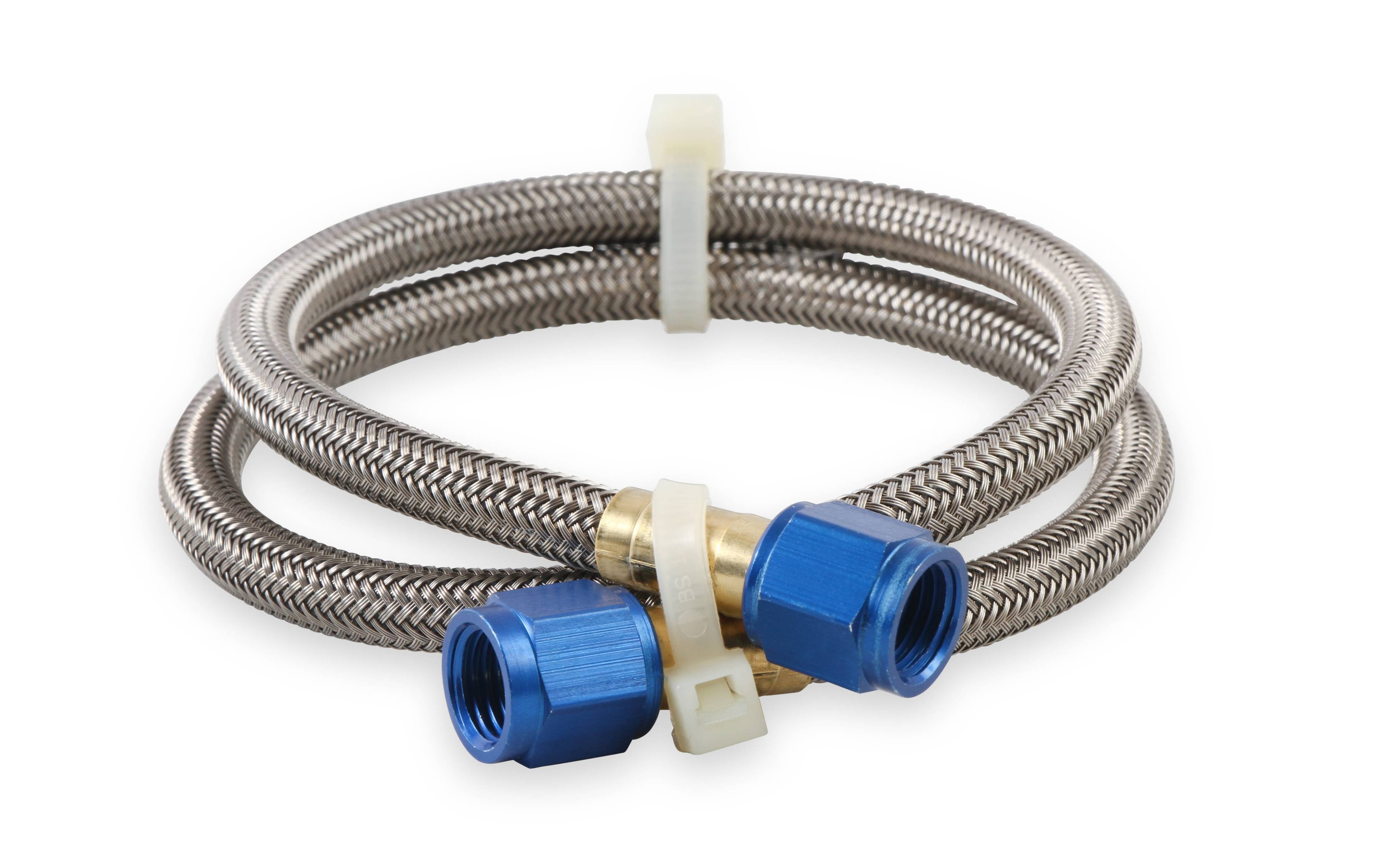 BHHV 15230NOS NOS Stainless Steel Braided Hose -4AN 2-foot Blue thumbnail 10