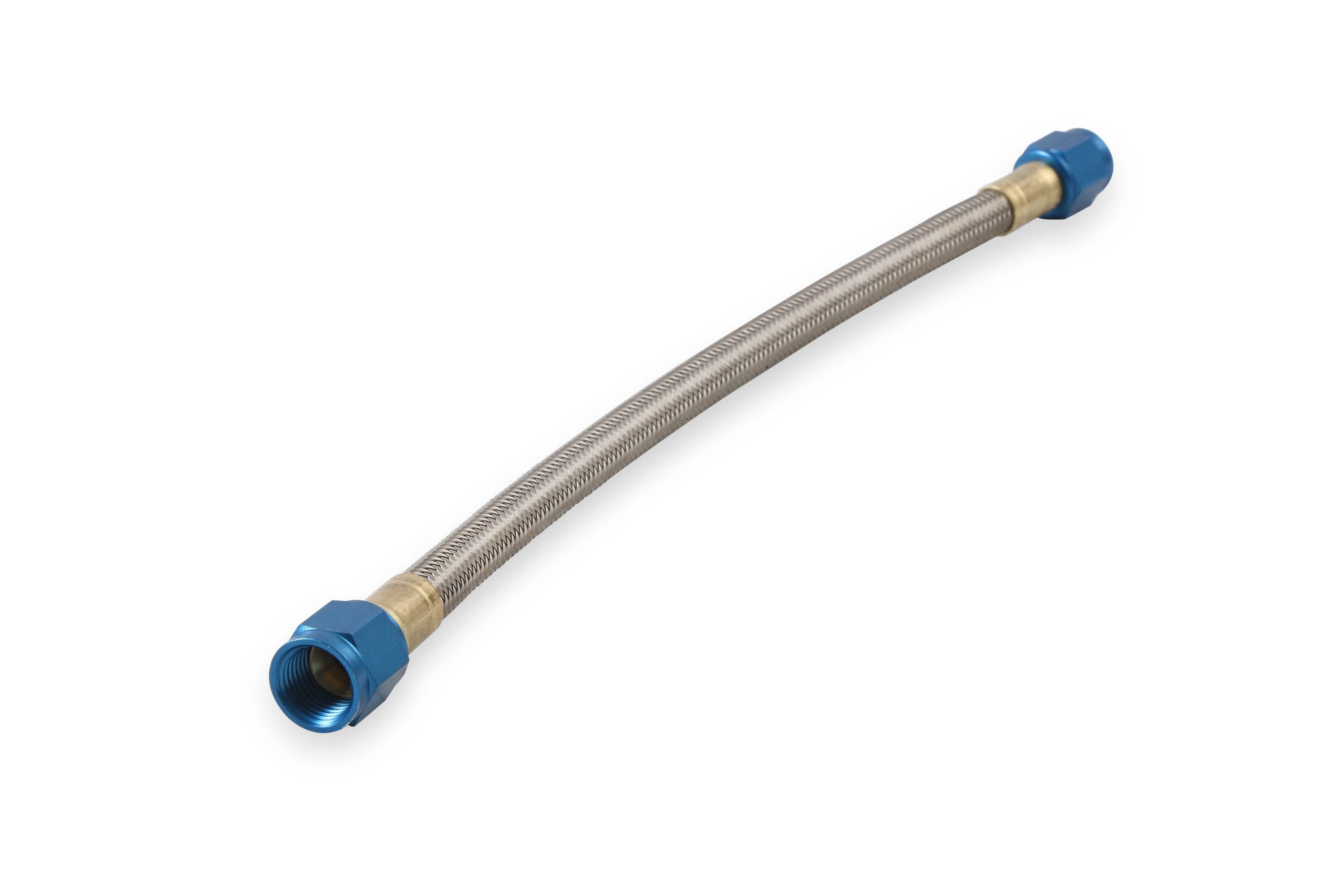 BHHV 15400NOS NOS Stainless Steel Braided Hose -6AN 1-foot Blue thumbnail 4