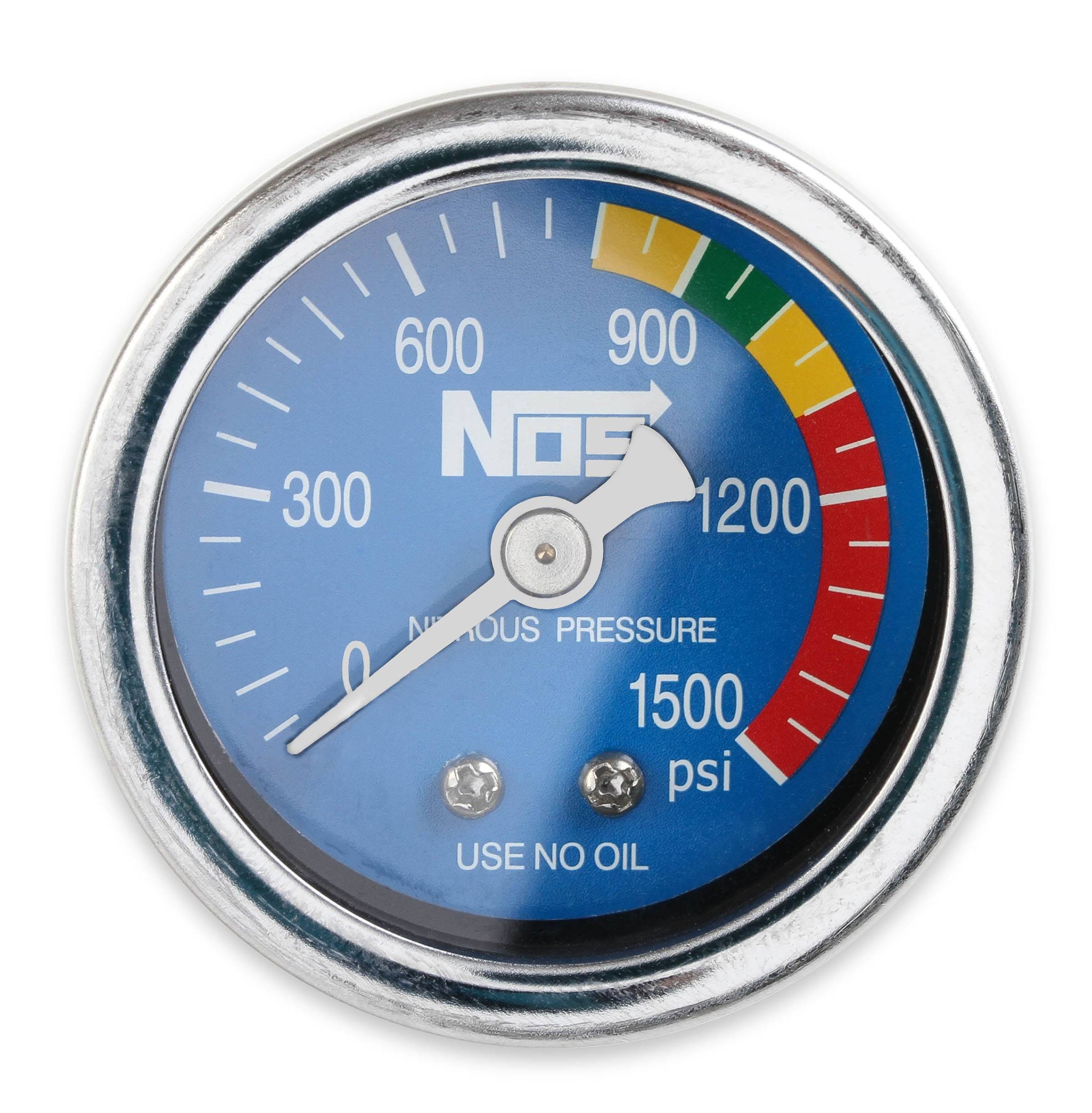BHHV 15924NOS NOS Nitrous Gauge w/ Adapter thumbnail 2