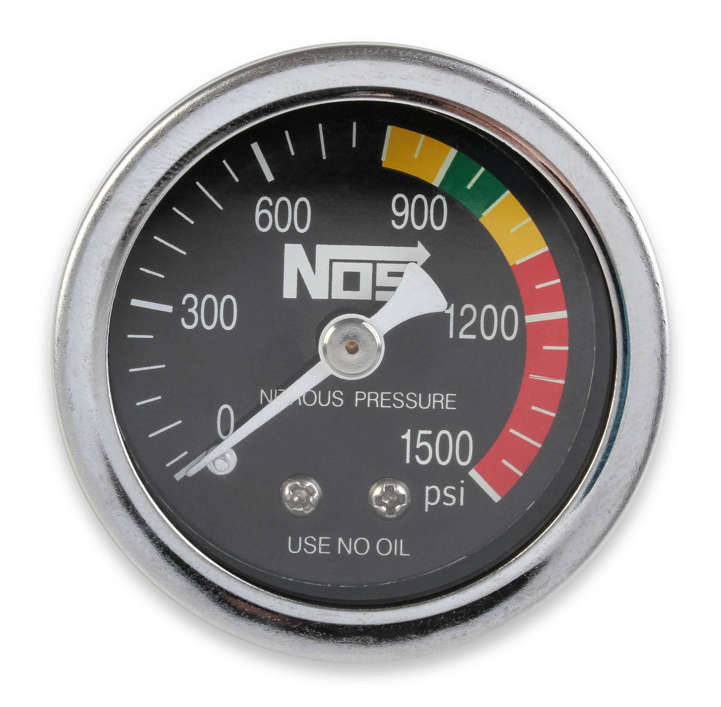 BHHV 15925NOS NOS Nitrous Gauge w/ Adapter thumbnail 2