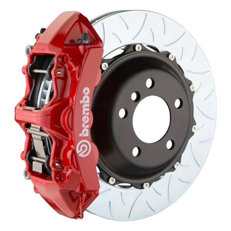 Brembo 1M3.8048A2 Brembo 12-16 98ster (Excl PCCB) Fr GT BBK 6Pist Cast 355x32 2pc Rtr Slot Type3-Red thumbnail 2