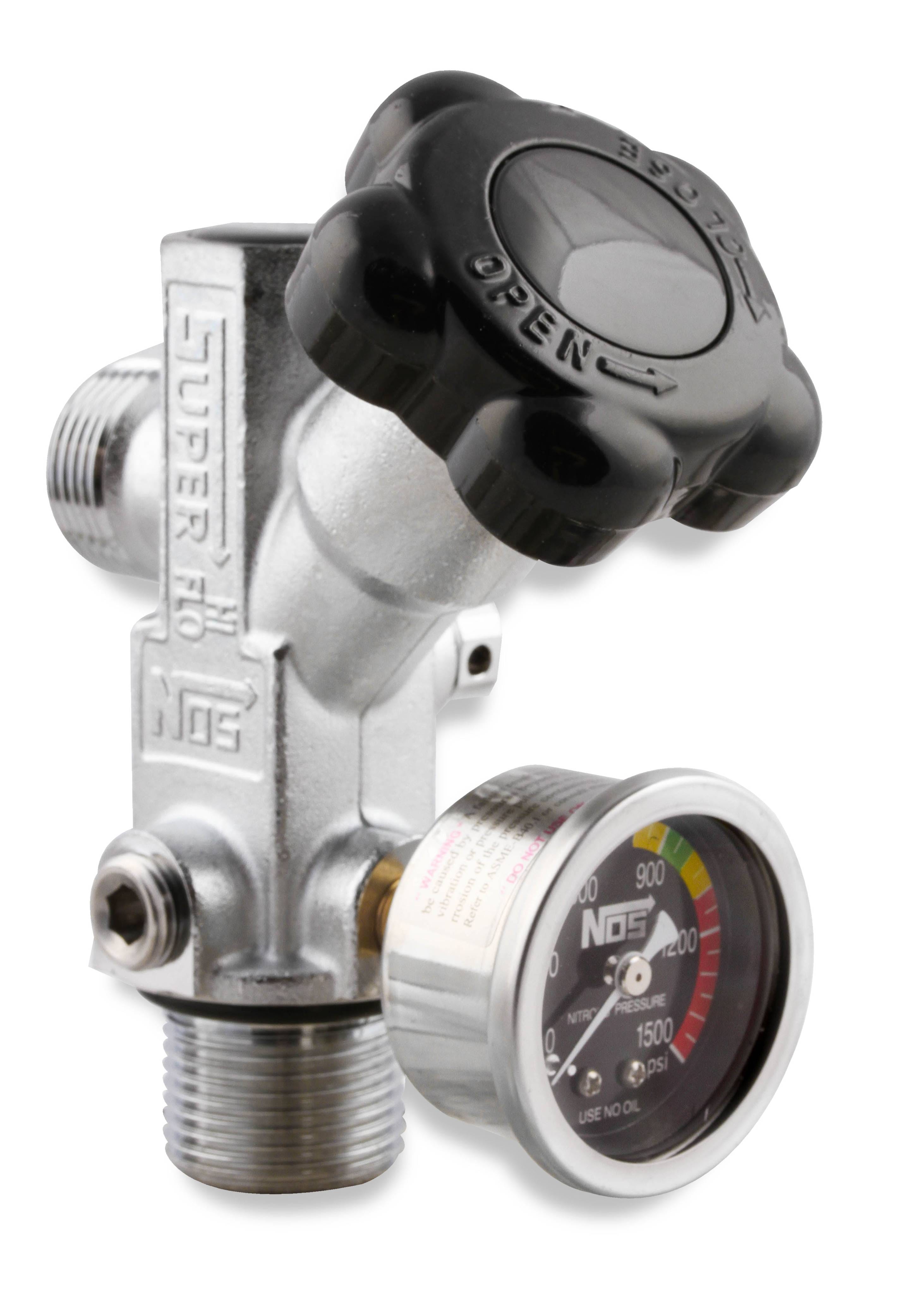 BHHV 16137BNOS NOS Super Hi-Flo Bottle Valve with Black Face Gauge thumbnail 10