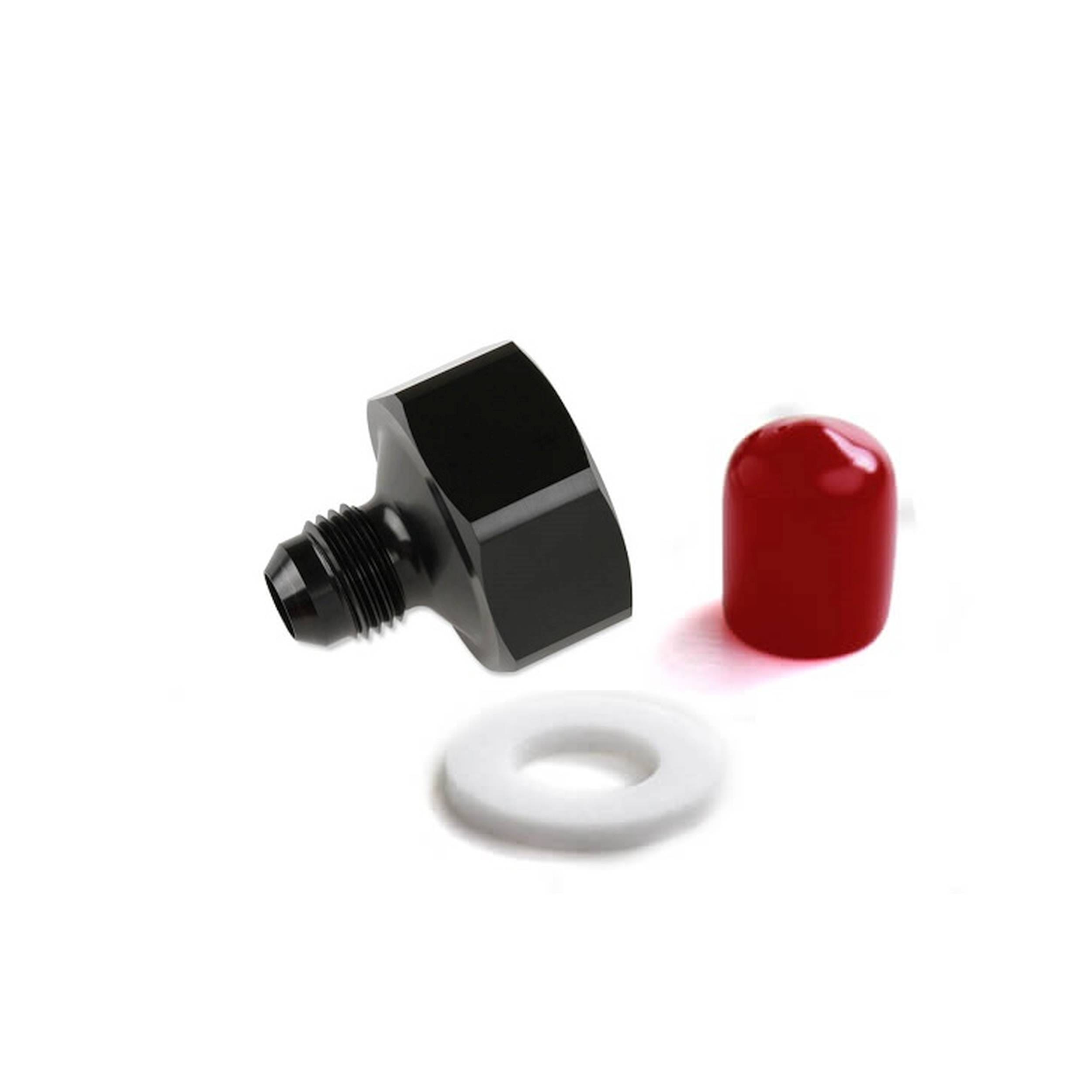 BHHV 16226NOS NOS Black T7075 aluminum 6AN-660 Bottle Nut Adapter thumbnail 2