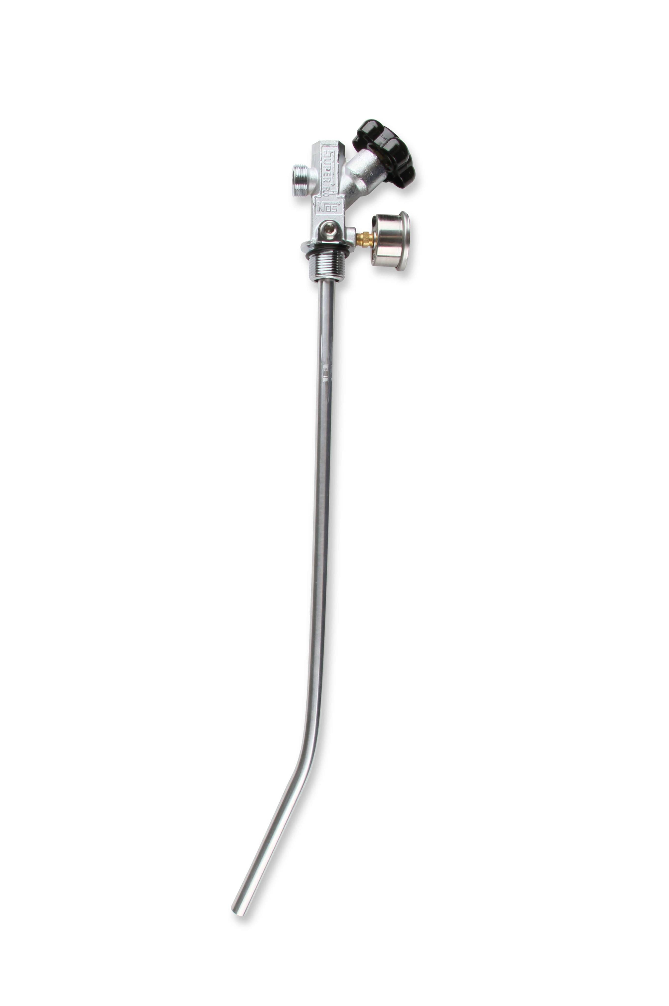 BHHV 16340ABNOS NOS 15lb & 20lb Bottle Super Hi-Flow Valve Assembly w/Siphon Tube & Black Gauge thumbnail 10