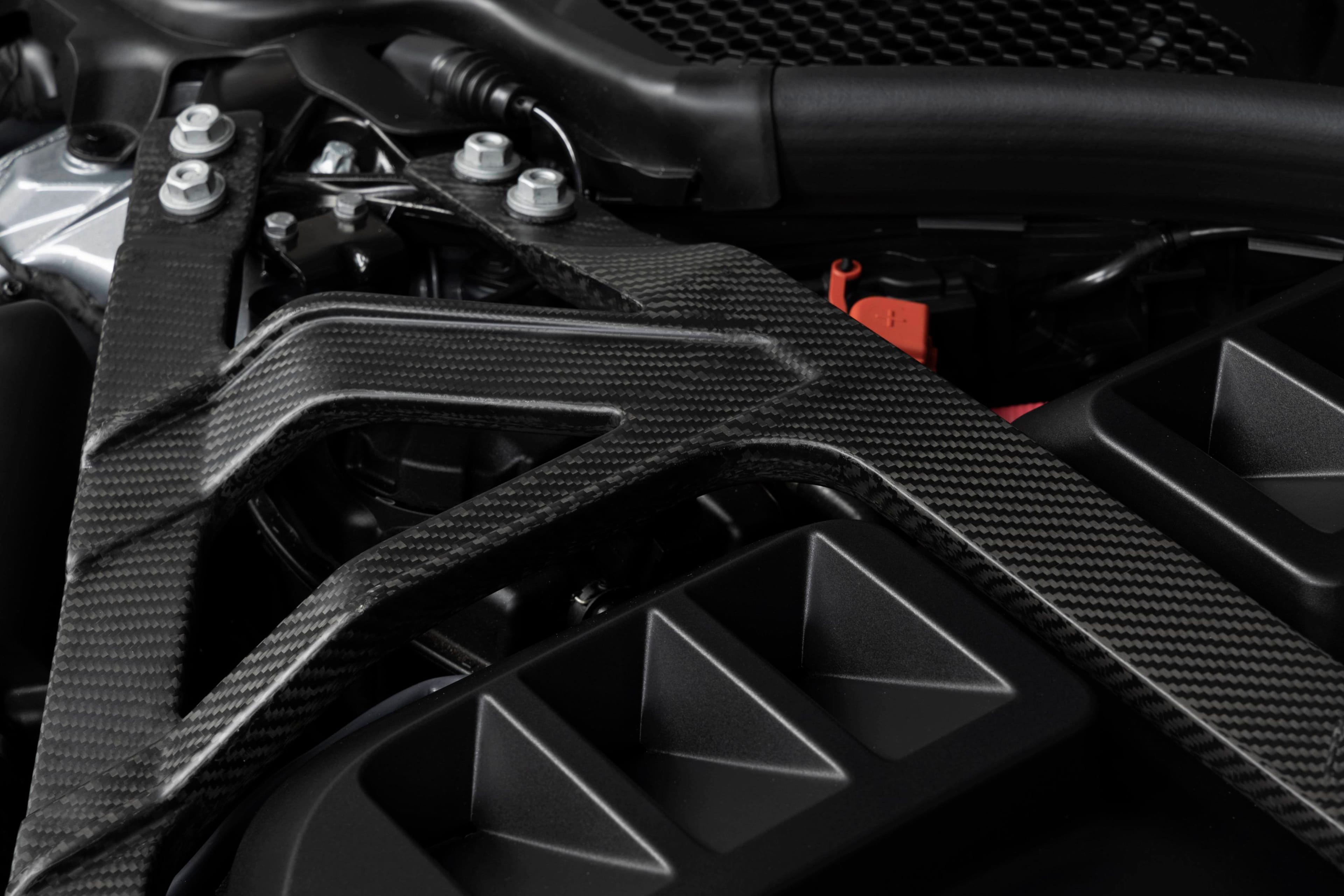 GFBV D180-0015-B Dinan Matte Carbon Fiber Strut Tower Brace - 2021-2026 BMW M2/M3/M4 - Fits 2021-2026 BMW M3, M4, M2 thumbnail 6