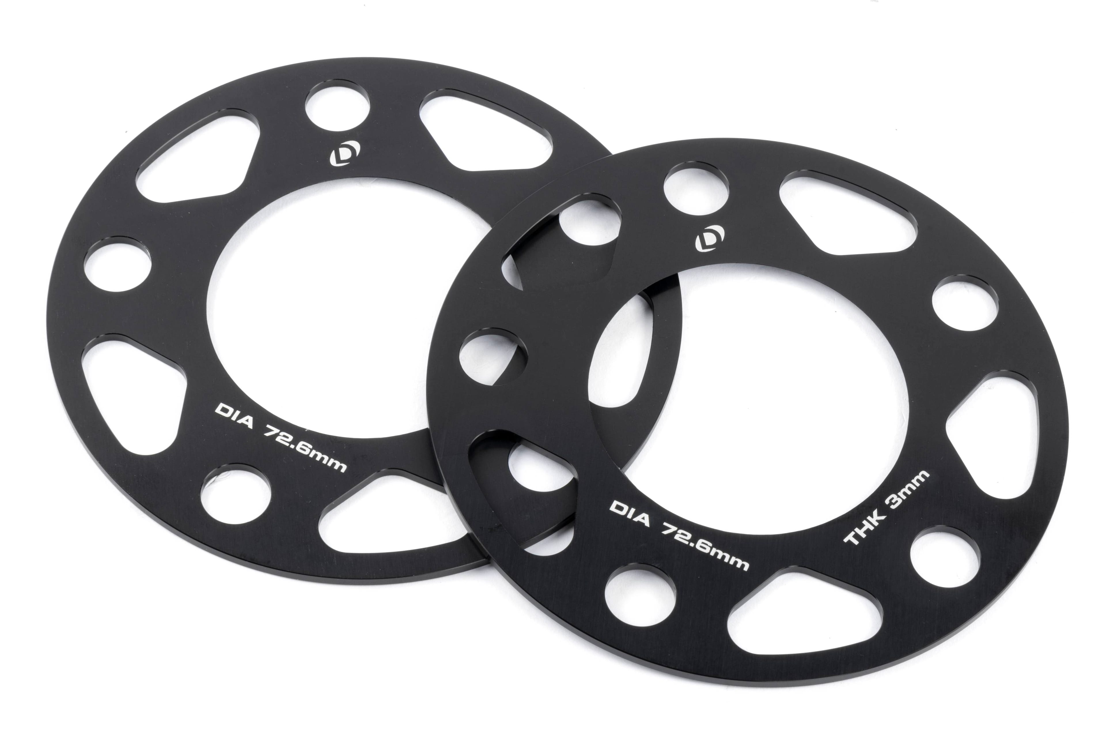 GFBV D210-2033 Dinan Spacers; 5x120 - 72.6mm CB - 3mm Thick - Fits select 1988-2021 BMW models thumbnail 2