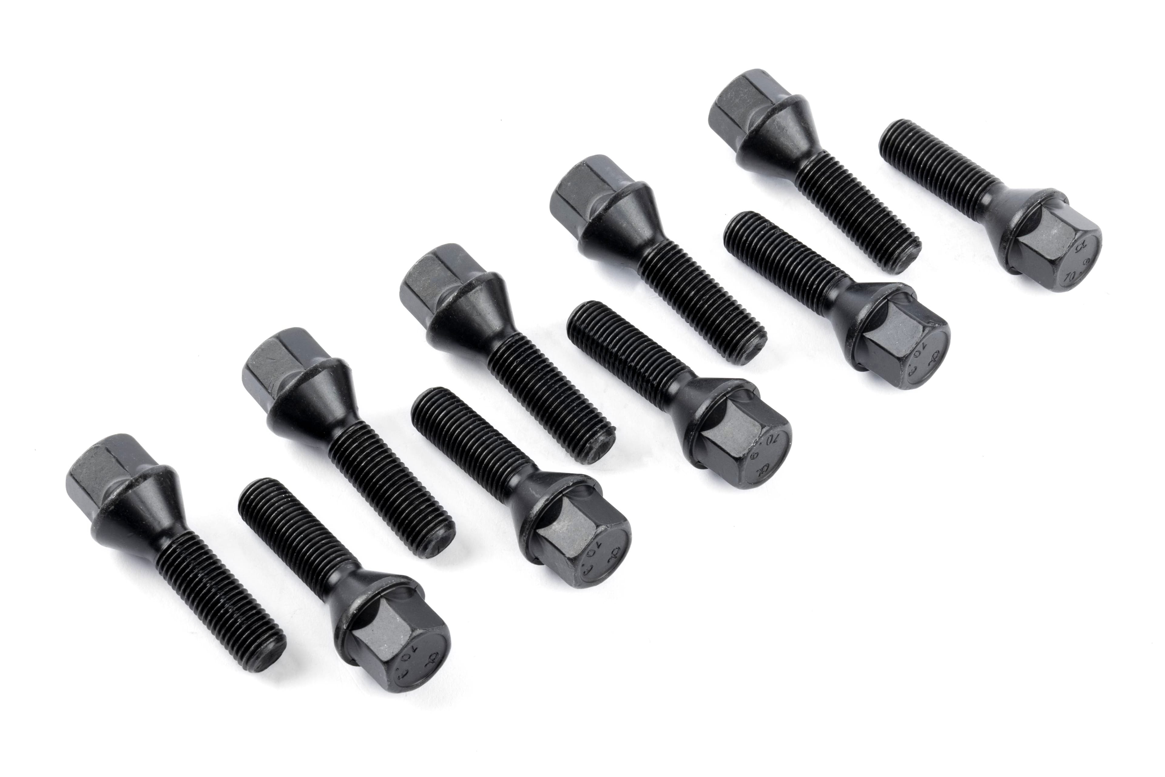 GFBV D220-0009 Dinan Lug Bolts; M12x1.5 - Cone Seat - 30mm - Fits select 1988-2016 BMW models thumbnail 2