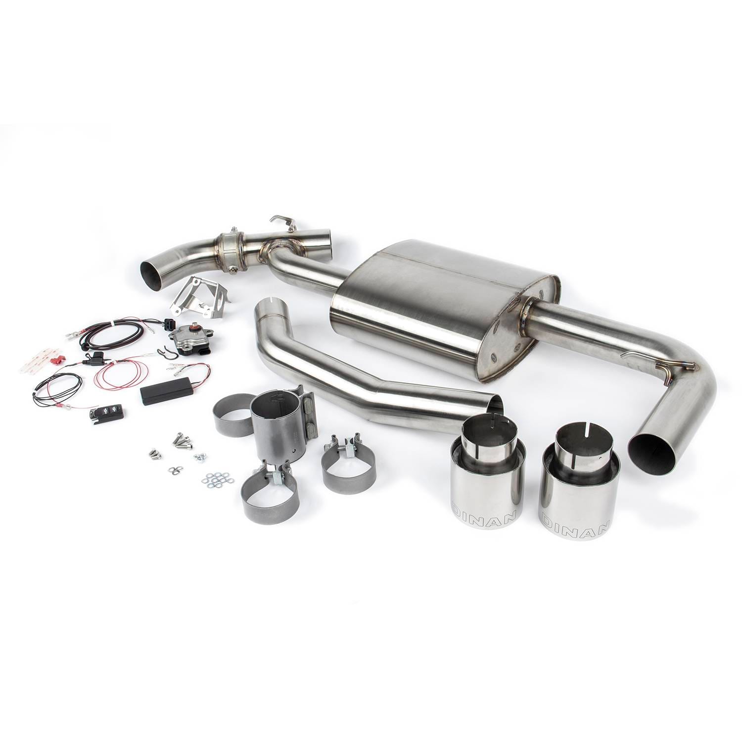 GFBV D660-0083 Dinan Valved Axle-Back Exhaust - 2017-2024 MINI Countryman S / Clubman S - Fits 2016-2024 Mini Cooper Clubman, Cooper Countryman thumbnail 2