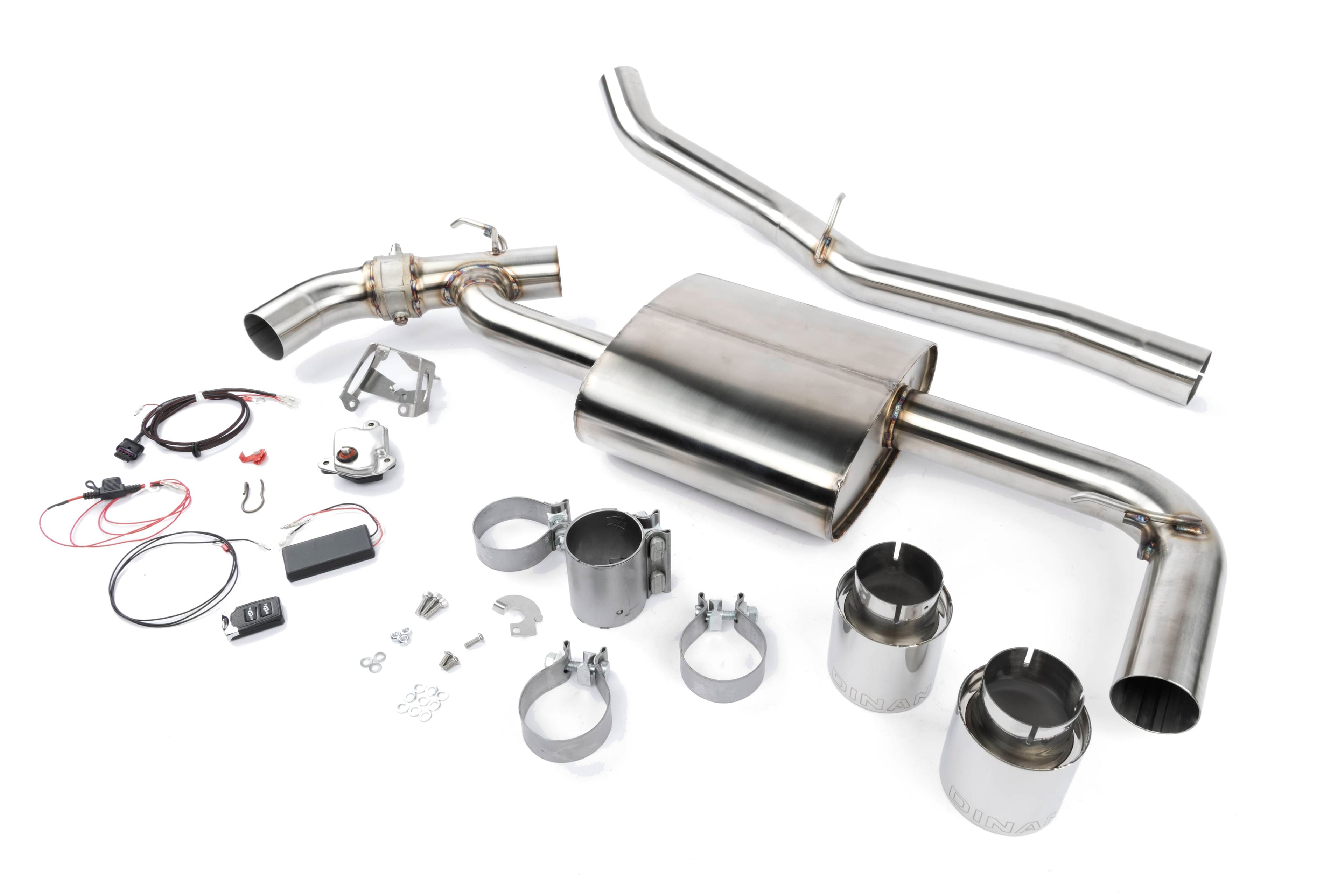 GFBV D660-0084 Dinan Valved Axle-Back Exhaust - 2017-2024 MINI C'man S ALL4 - Fits 2017-2024 Mini Cooper Clubman, Cooper Countryman thumbnail 2