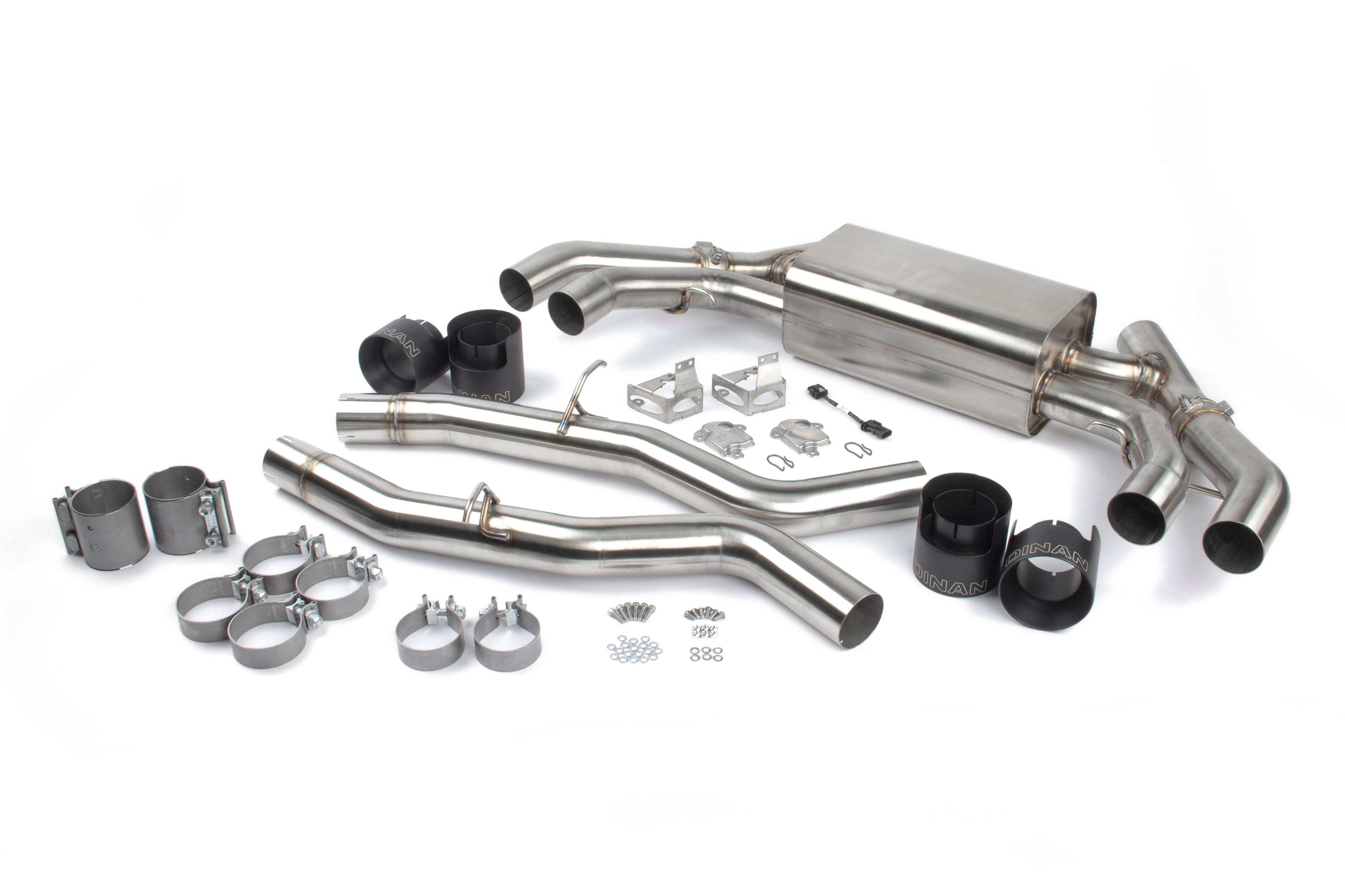 GFBV D660-0086-BLK Dinan Free Flow Axle-Back Exhaust - 2020-2025 BMW X3M/X4M - Fits 2020-2025 BMW X4, X3 thumbnail 2