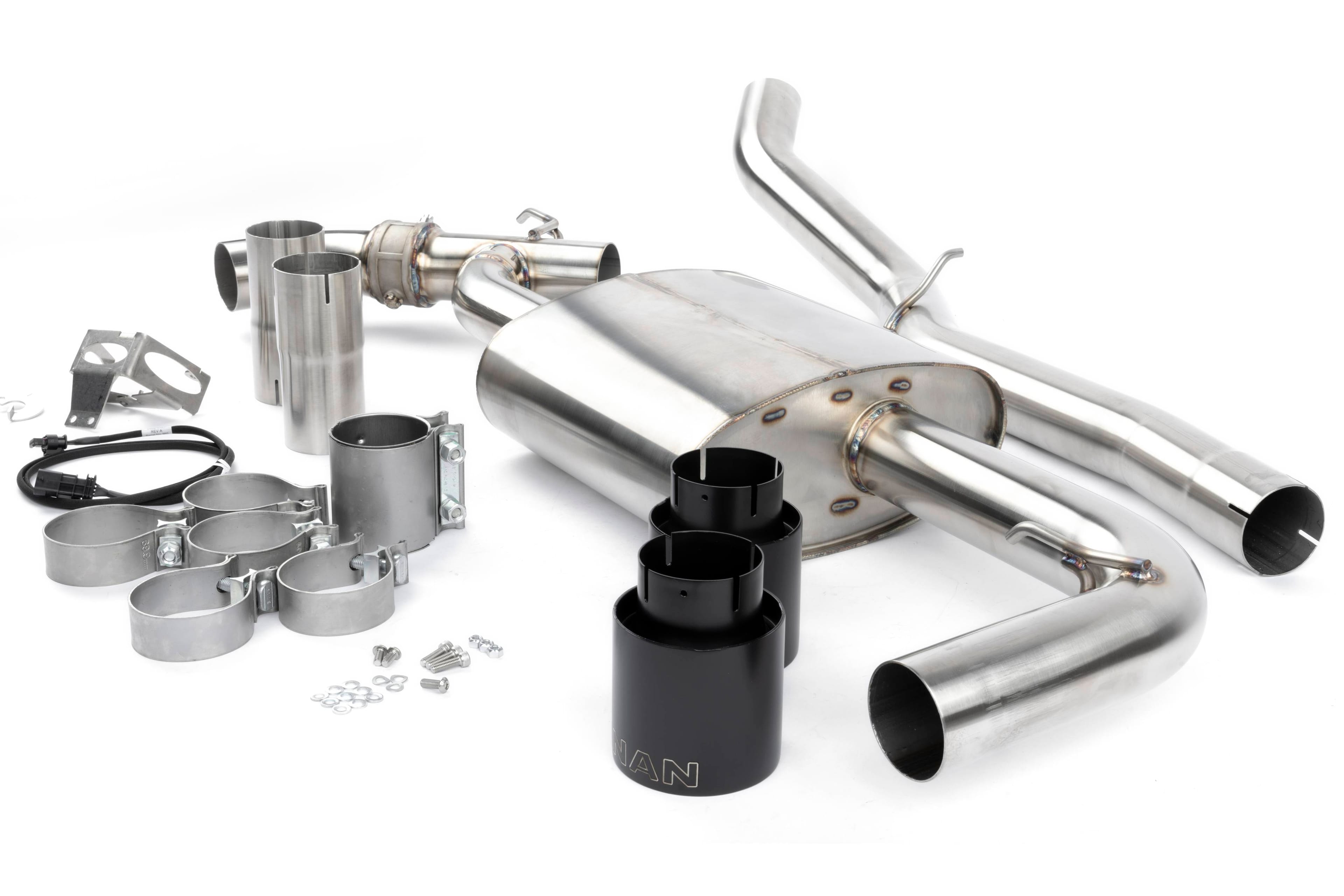 GFBV D660-0089-BLK Dinan Valved Axle-Back Exhaust - 2016-2023 BMW X1/X2 xDrive28i; Dinan Valved Axle-Back Exhaust - 2016-2024 MINI C'Man JCW - Fits 2016-2024 Mini, BMW models thumbnail 12