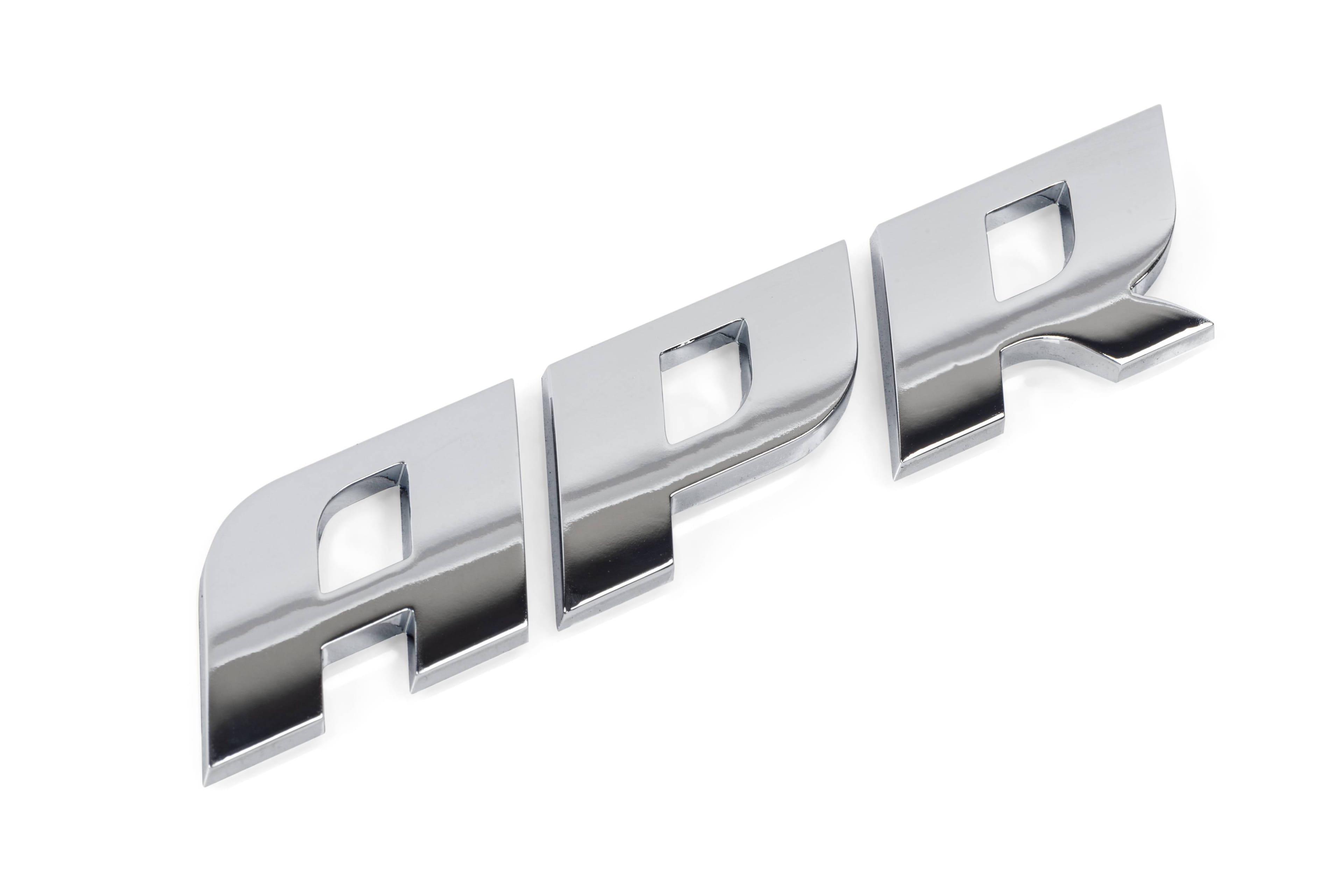 HJQF A1000006 APR Badge - Polished Silver - Fits select 1983-2027 Audi, Volkswagen applications thumbnail 2
