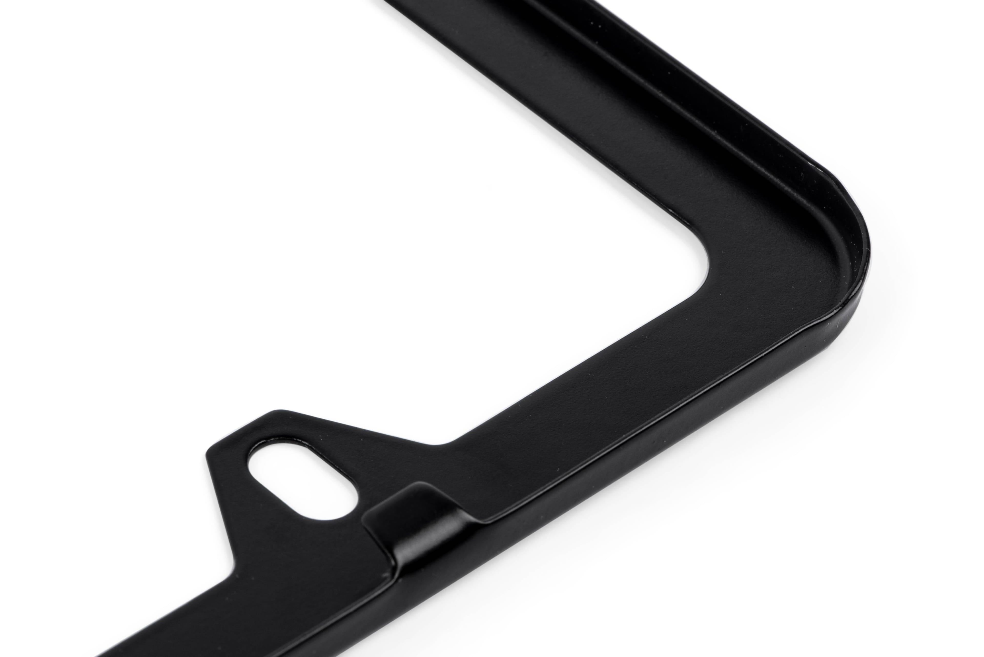 HJQF A1000013 APR License Plate Frame - Slim, Black w/ Hiders thumbnail 12