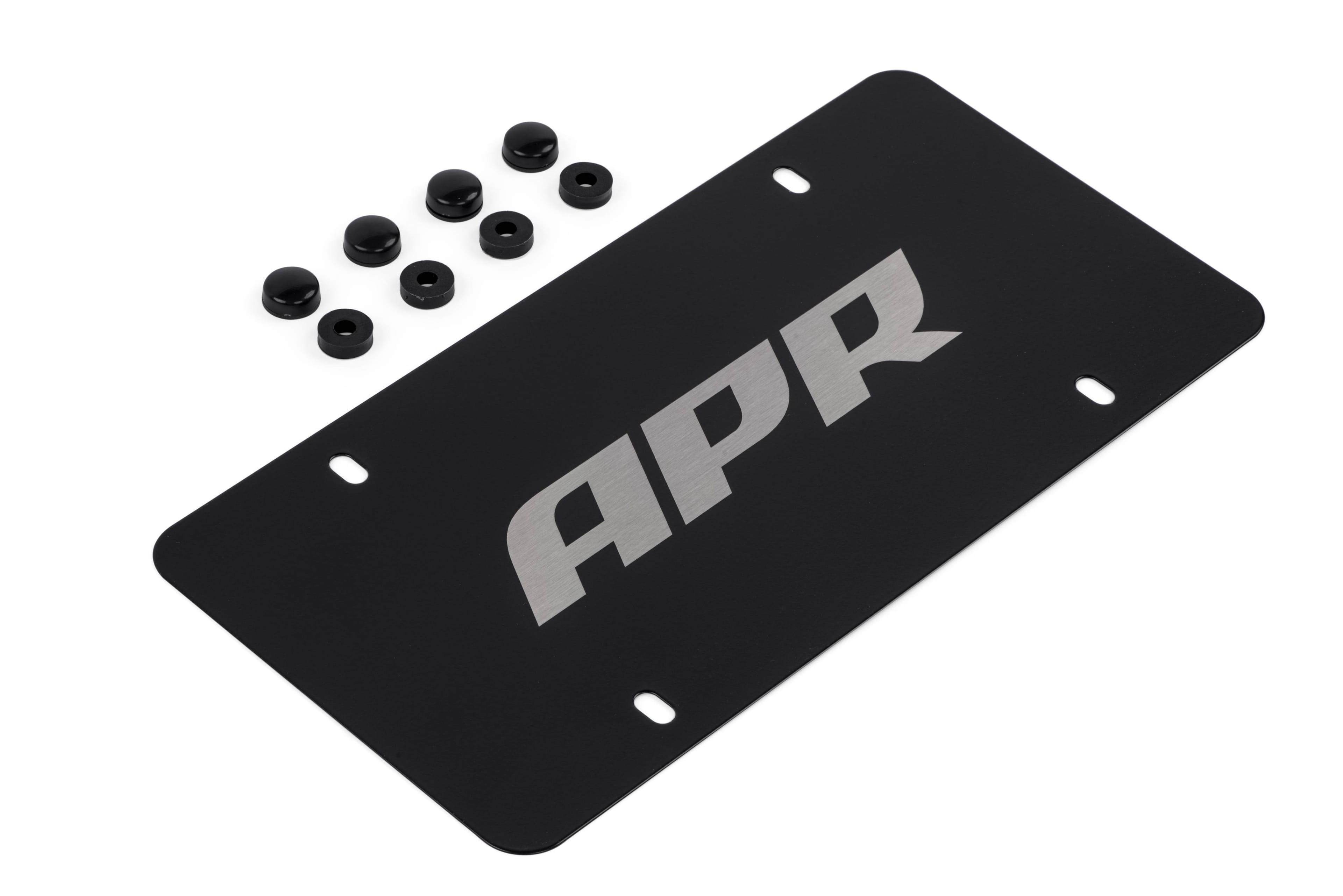 HJQF A1000015 APR License Plate - Silver on Black thumbnail 2