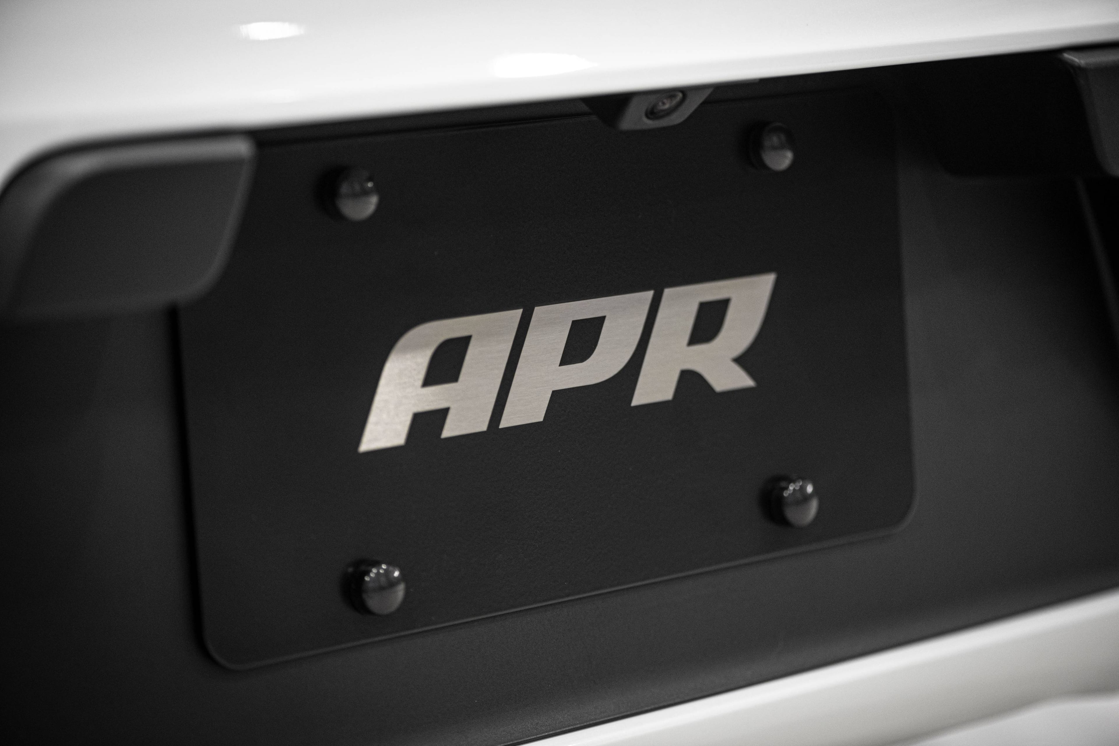 HJQF A1000015 APR License Plate - Silver on Black thumbnail 8