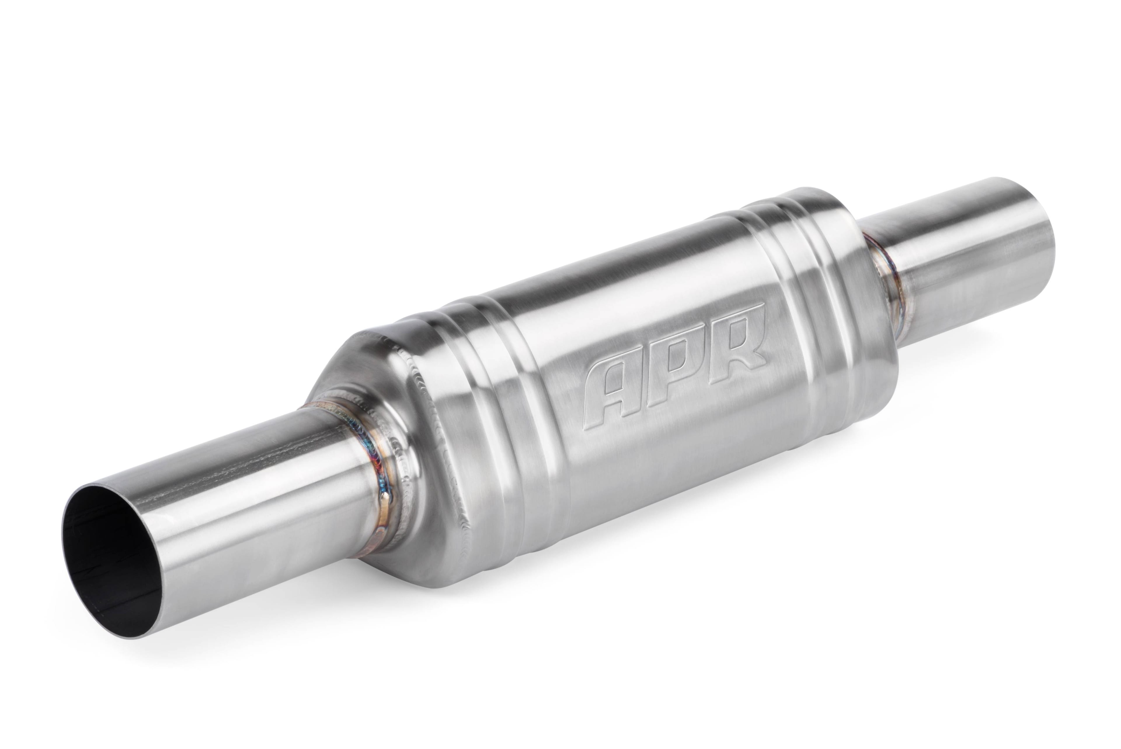 HJQF CBK0005 APR Catback Exhaust System Front Muffler - GTI/TRC (MK7/MK7.5) thumbnail 2