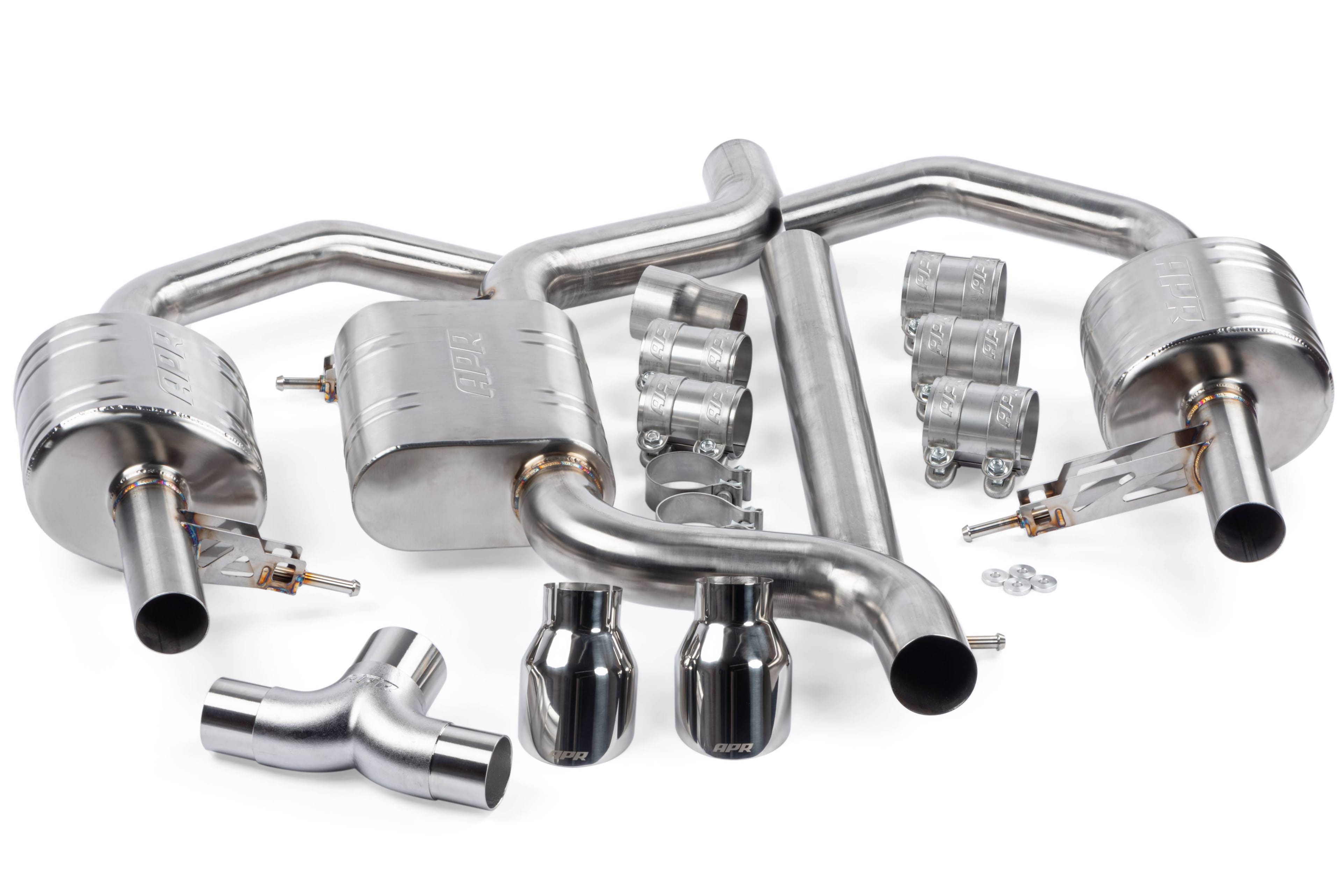 HJQF CBK0040 APR Catback Exhaust System - Jetta GLI (MK7) - Fits 2019-2021 Volkswagen Jetta thumbnail 2