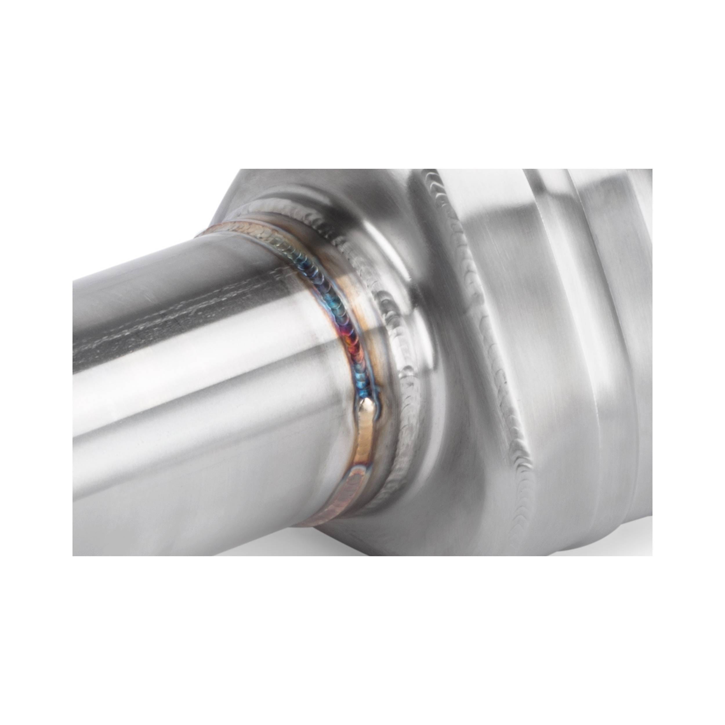 HJQF CBK0044 APR Catback Exhaust System Front Muffler - GTI (MK6) thumbnail 4