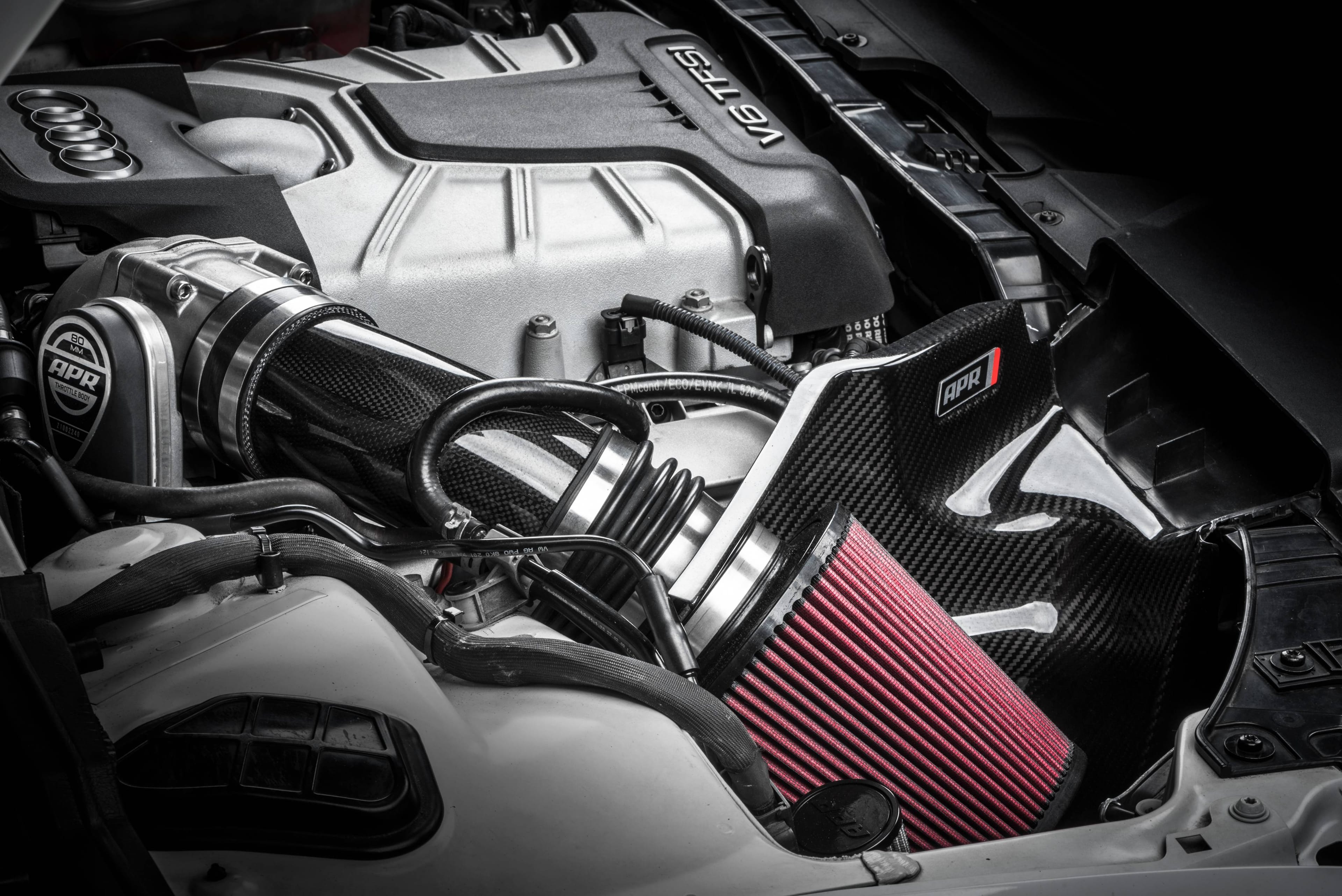 HJQF CI100037 APR Open Carbon Fiber Intake - B8 6 and 8-Cylinder - Fits select 2010-2017 Audi models thumbnail 8