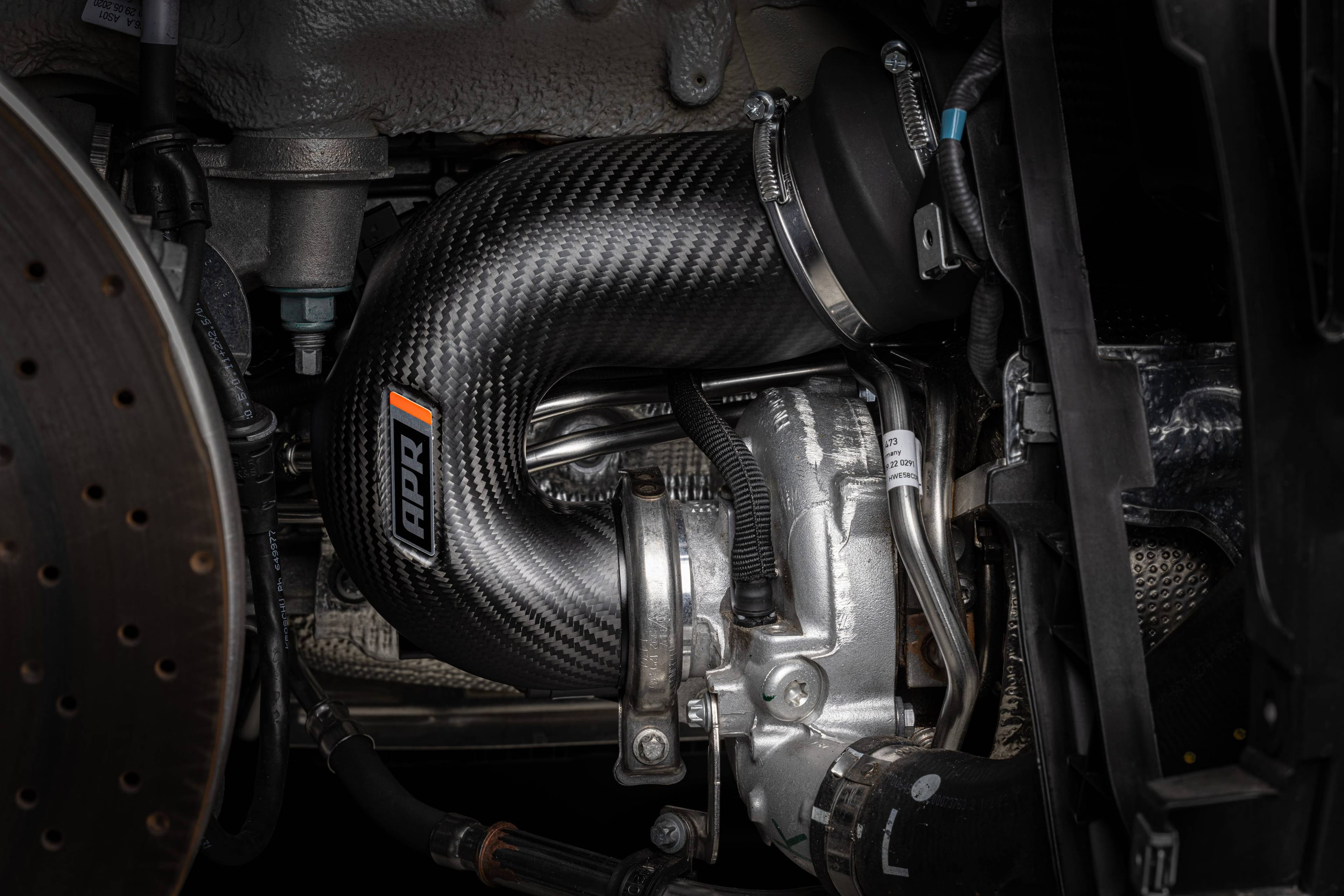 HJQF CI100059 APR Carbon Fiber Intake System w/ Turbo Inlet Pipes - 992 3.0T/3.7T - Fits 2020-2025 Porsche 911 thumbnail 66