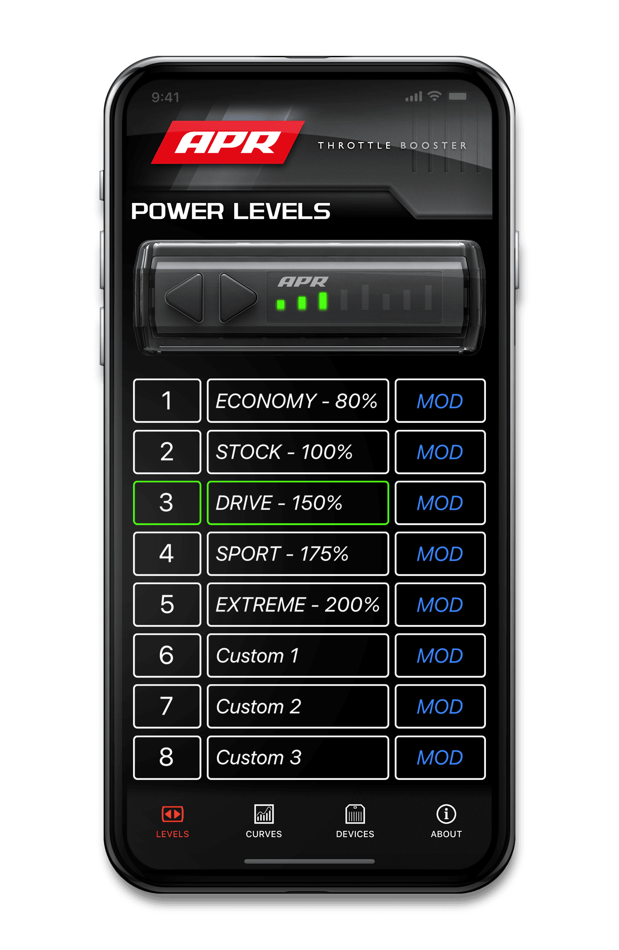 HJQF EM100050 APR Throttle Booster - w/ Wireless Controller and Bluetooth Mobile App - Fits select 2004-2026 Audi, Volkswagen applications thumbnail 8
