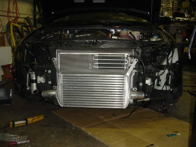 ER Competition Series Front Mount Intercooler (FMIC) Basic Kit for B6 A4 Polished Polished thumbnail 10
