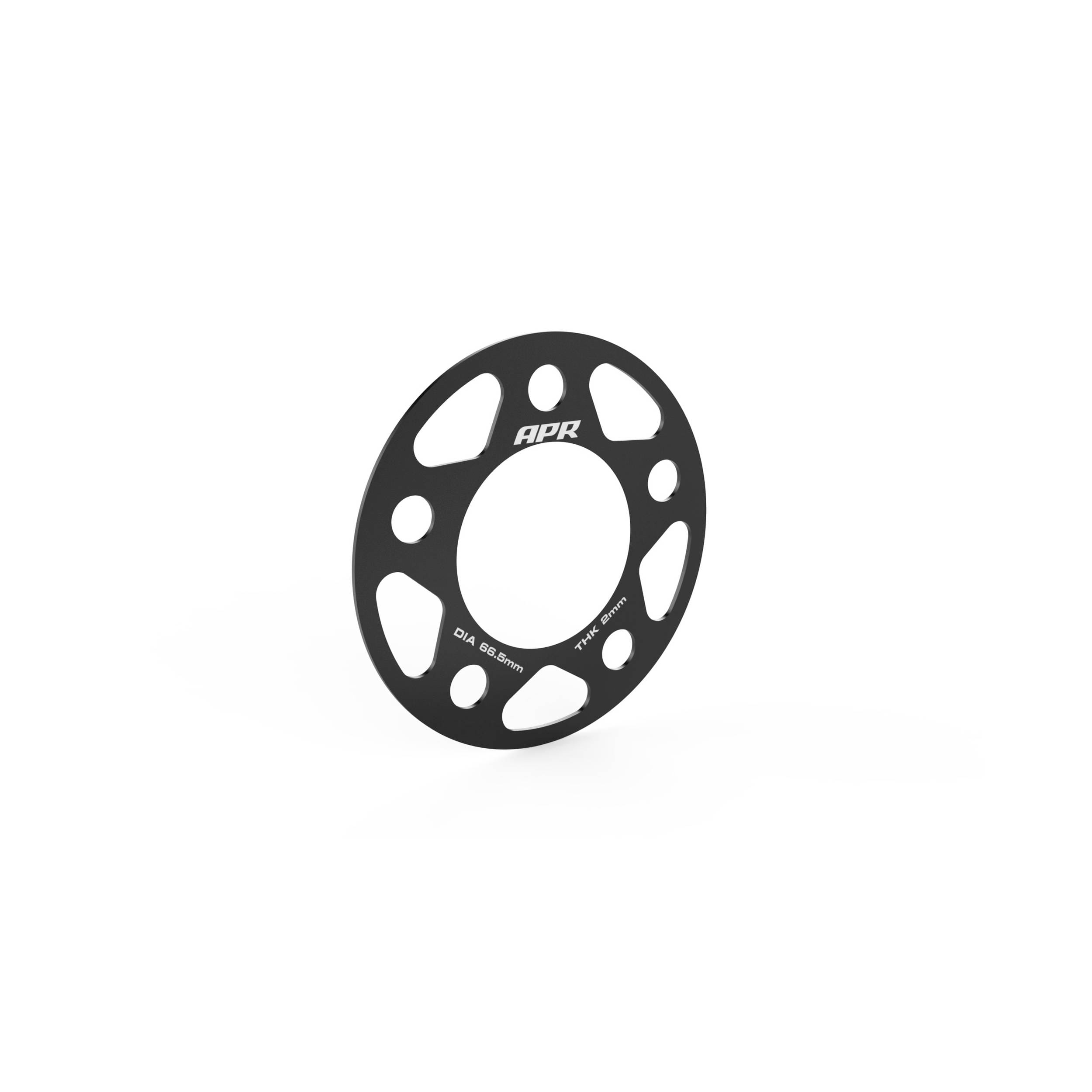 HJQF MS100159 APR Spacers (Set of 2) - 66.5mm CB - 2mm Thick - Fits select 2008-2027 Audi, Porsche applications thumbnail 4