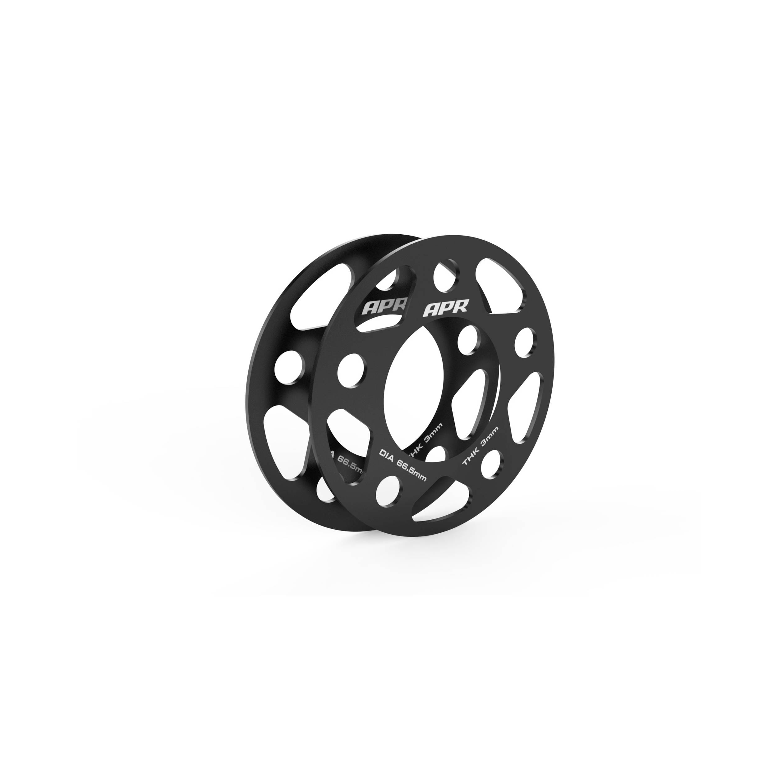 HJQF MS100160 APR Spacers (Set of 2) - 66.5mm CB - 3mm Thick thumbnail 2