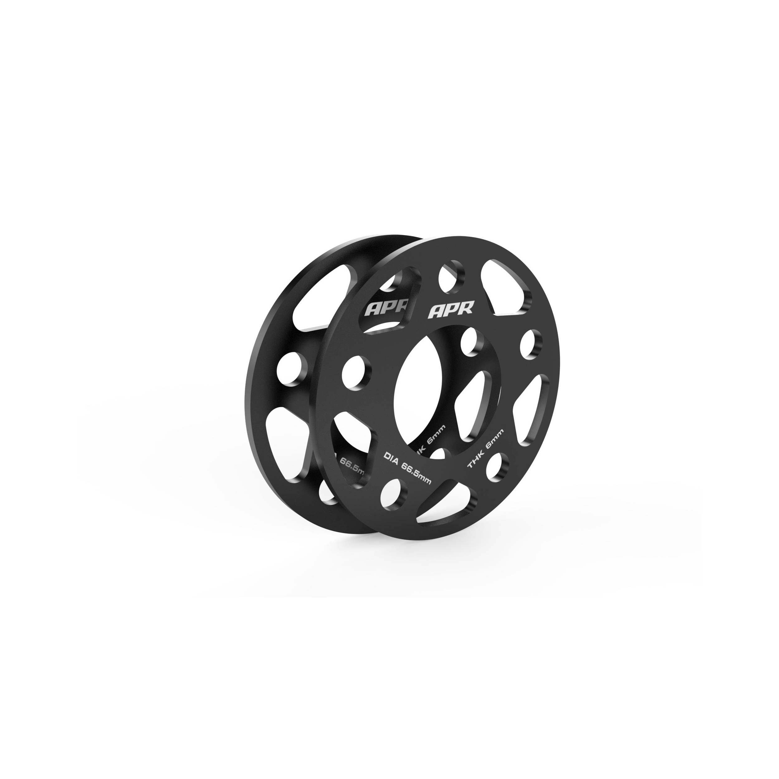 HJQF MS100163 APR Spacers (Set of 2) - 66.5mm CB - 6mm Thick thumbnail 2