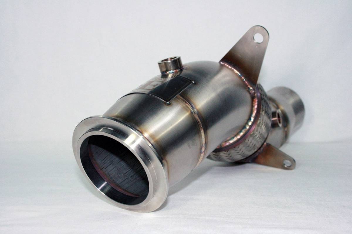 ERSportsSeries4"CattedDownpipeforBMW535i/640iN55CeramicThermalCoatBlack thumbnail 2