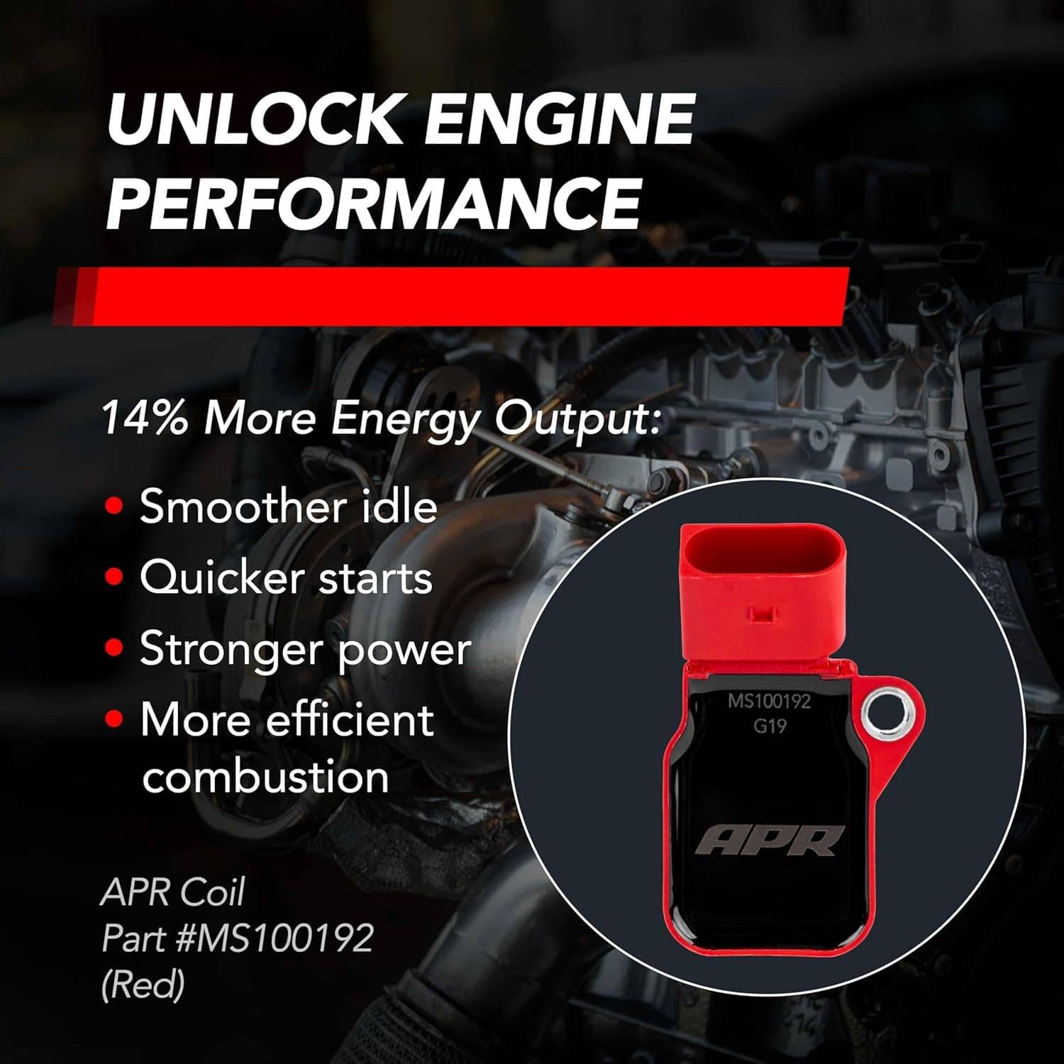 HJQF MS100192 APR Ignition Coils (EA888.3, EA888.4, EA839, EA825 2.0T 2.9T 3.0T 4.0T Engines) - Fits select 2013-2027 Audi, Volkswagen applications thumbnail 17