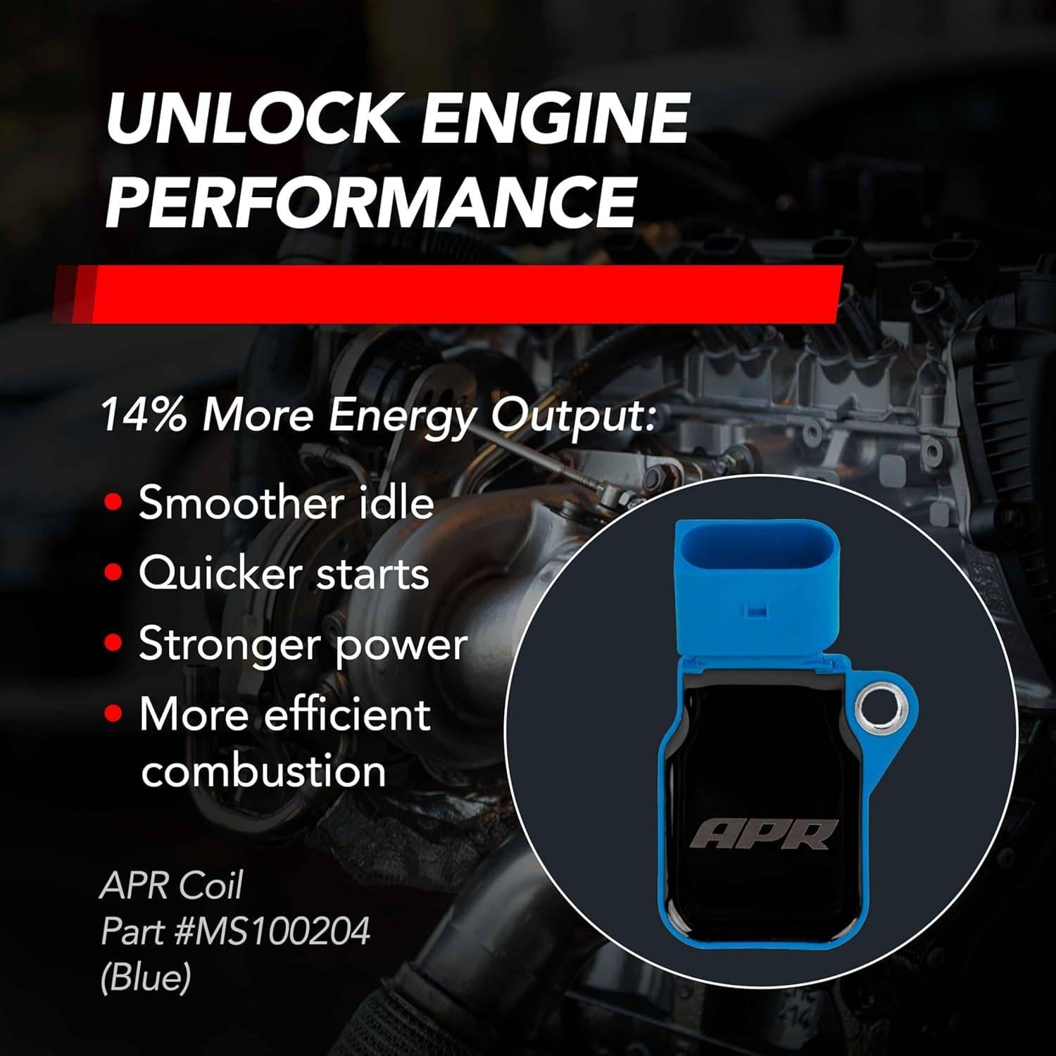 HJQF MS100204 APR Ignition Coils (EA888.3, EA888.4, EA839, EA825 2.0T 2.9T 3.0T 4.0T Engines) thumbnail 6