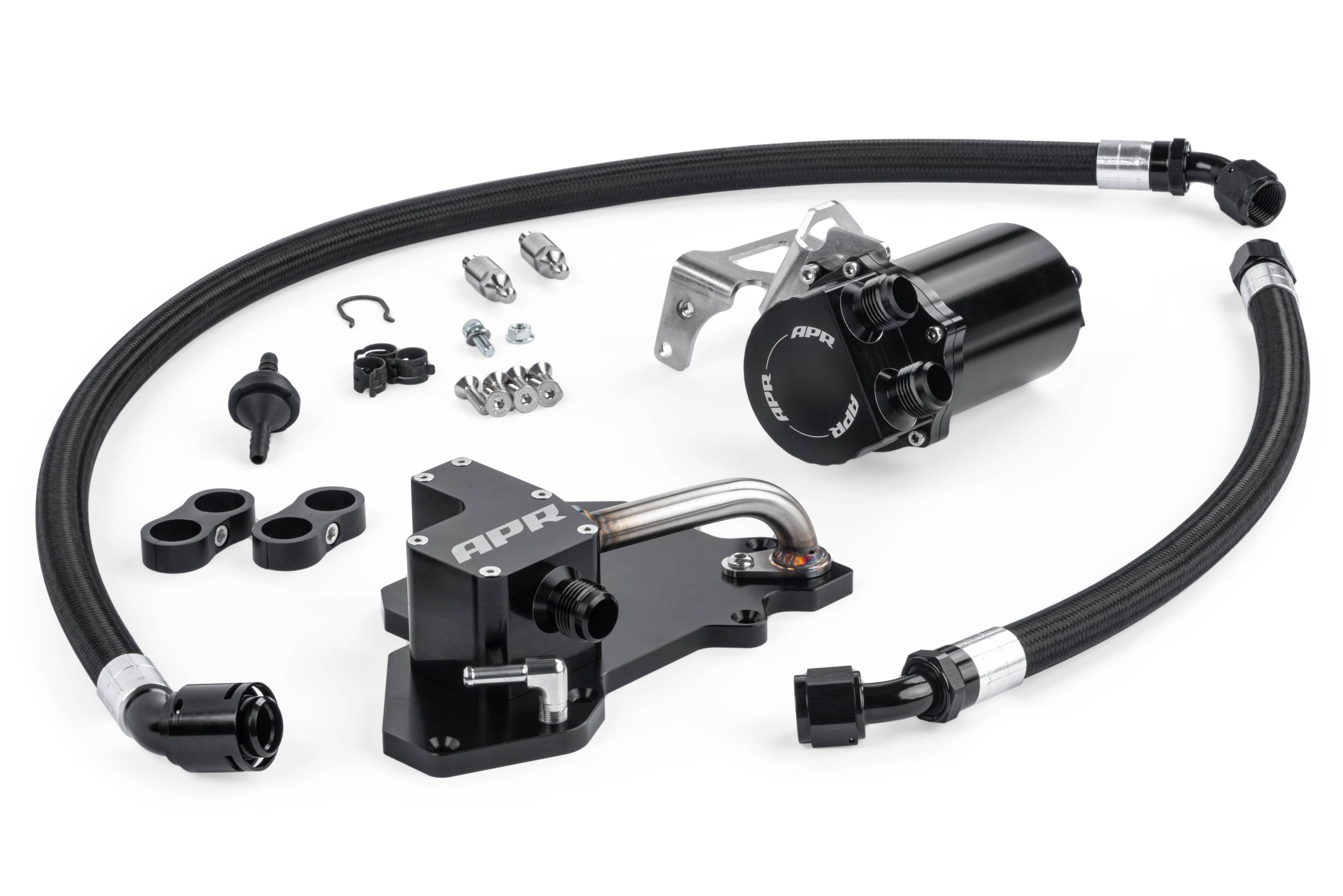 HJQF MS100199 APR Full Catch Can System - 1.8T/2.0T EA888 Gen 3 MQB - Fits select 2015-2023 Audi, Volkswagen applications thumbnail 2
