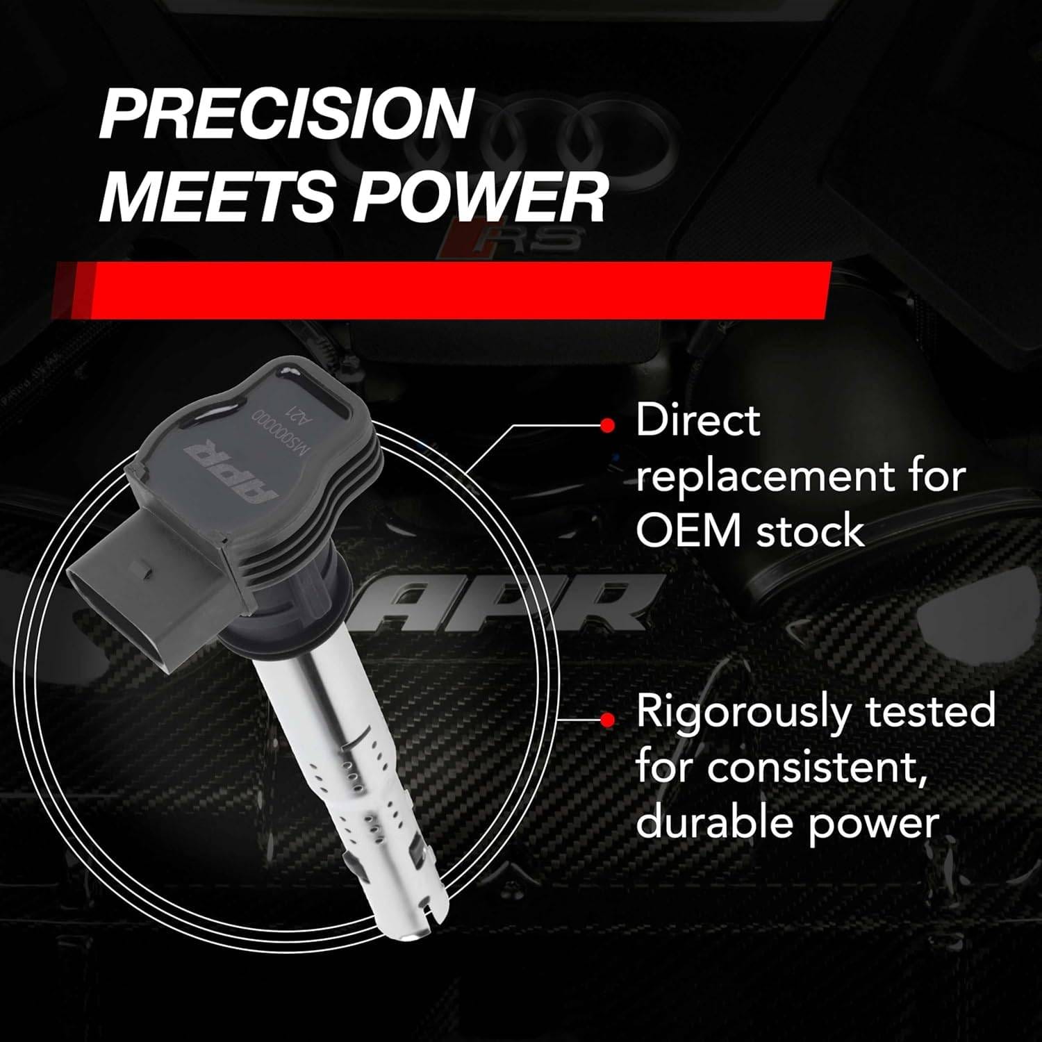 HJQF MS100209 APR Ignition Coils (EA888.1, EA888.2, EA113, EA837 2.0T 3.0T Engines) thumbnail 10