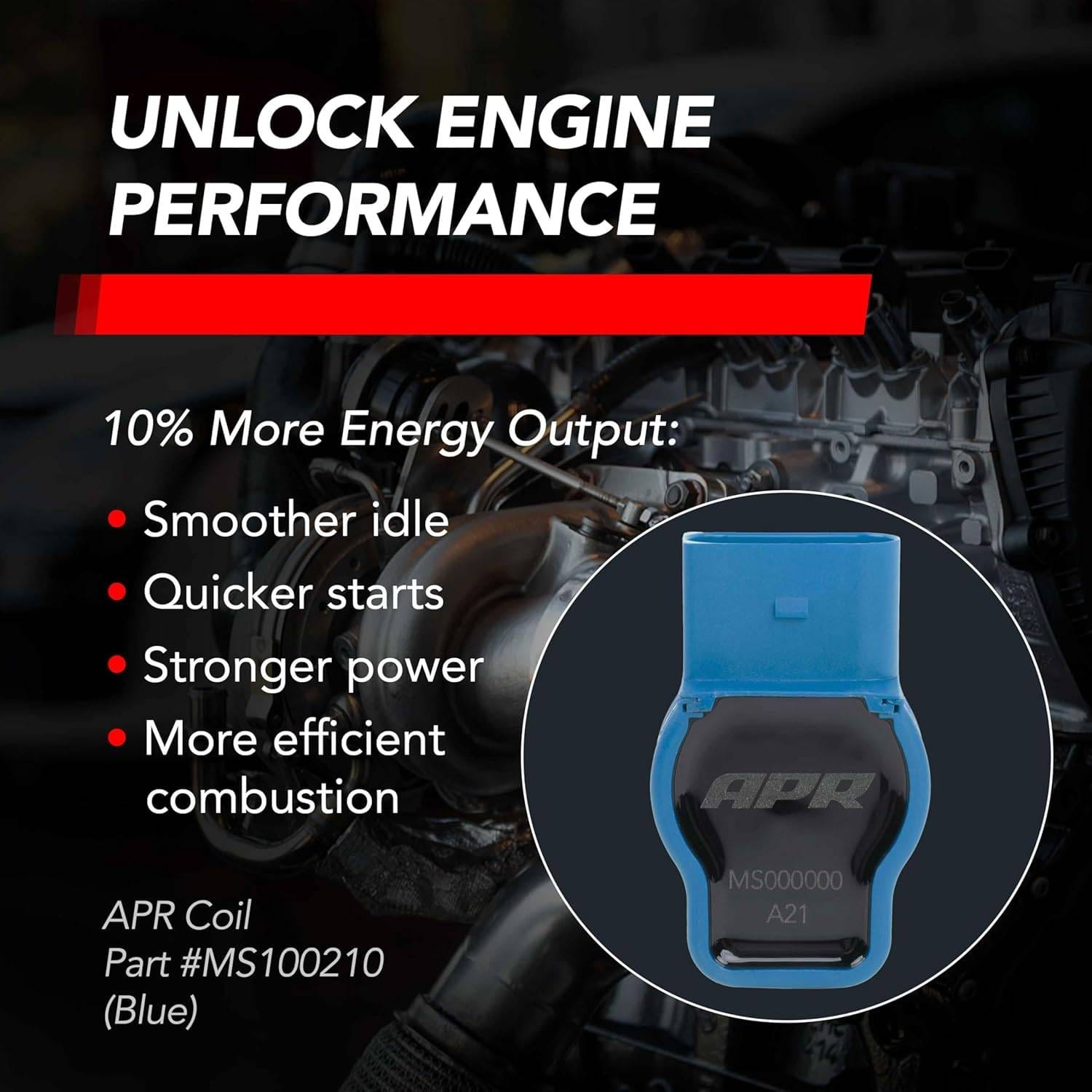 HJQF MS100210 APR Ignition Coils (EA888.1, EA888.2, EA113, EA837 2.0T 3.0T Engines) thumbnail 15