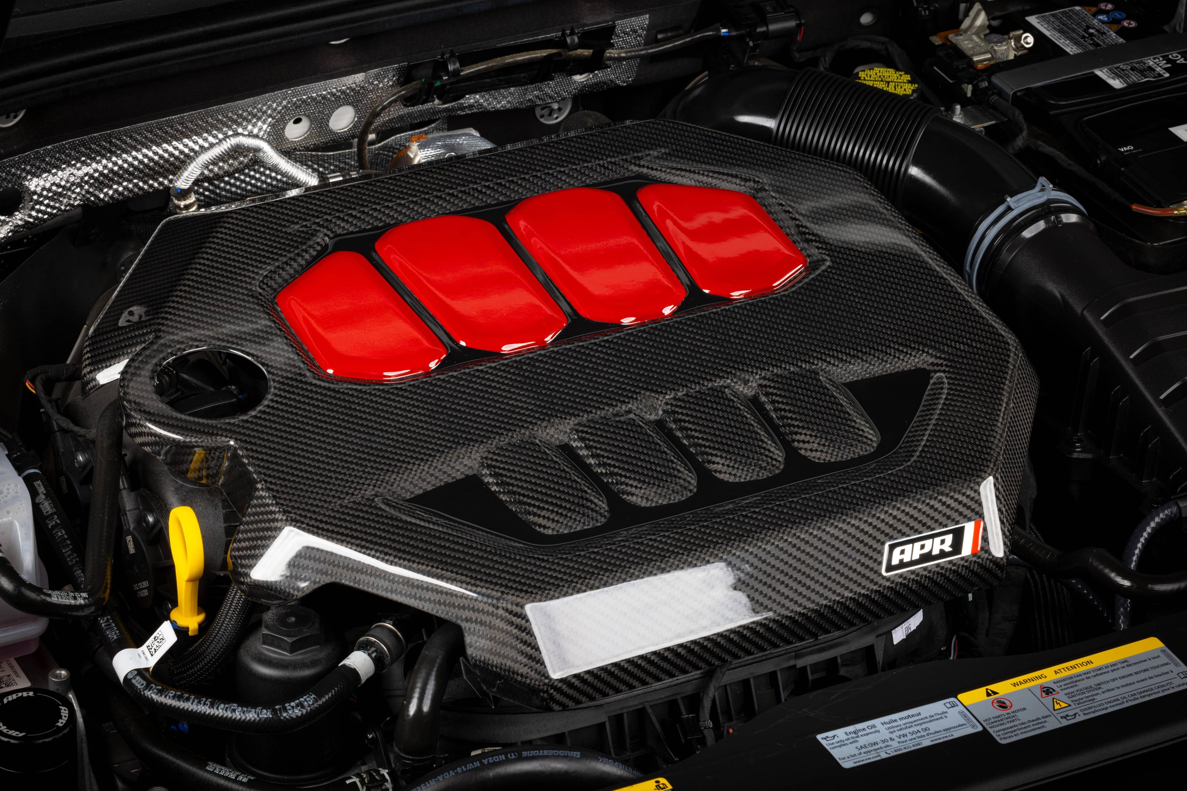 HJQF MS100232 APR Engine Cover - 2.0T EA888.4 - Carbon Fiber - Fits select 2022-2026 Audi, Volkswagen applications thumbnail 14