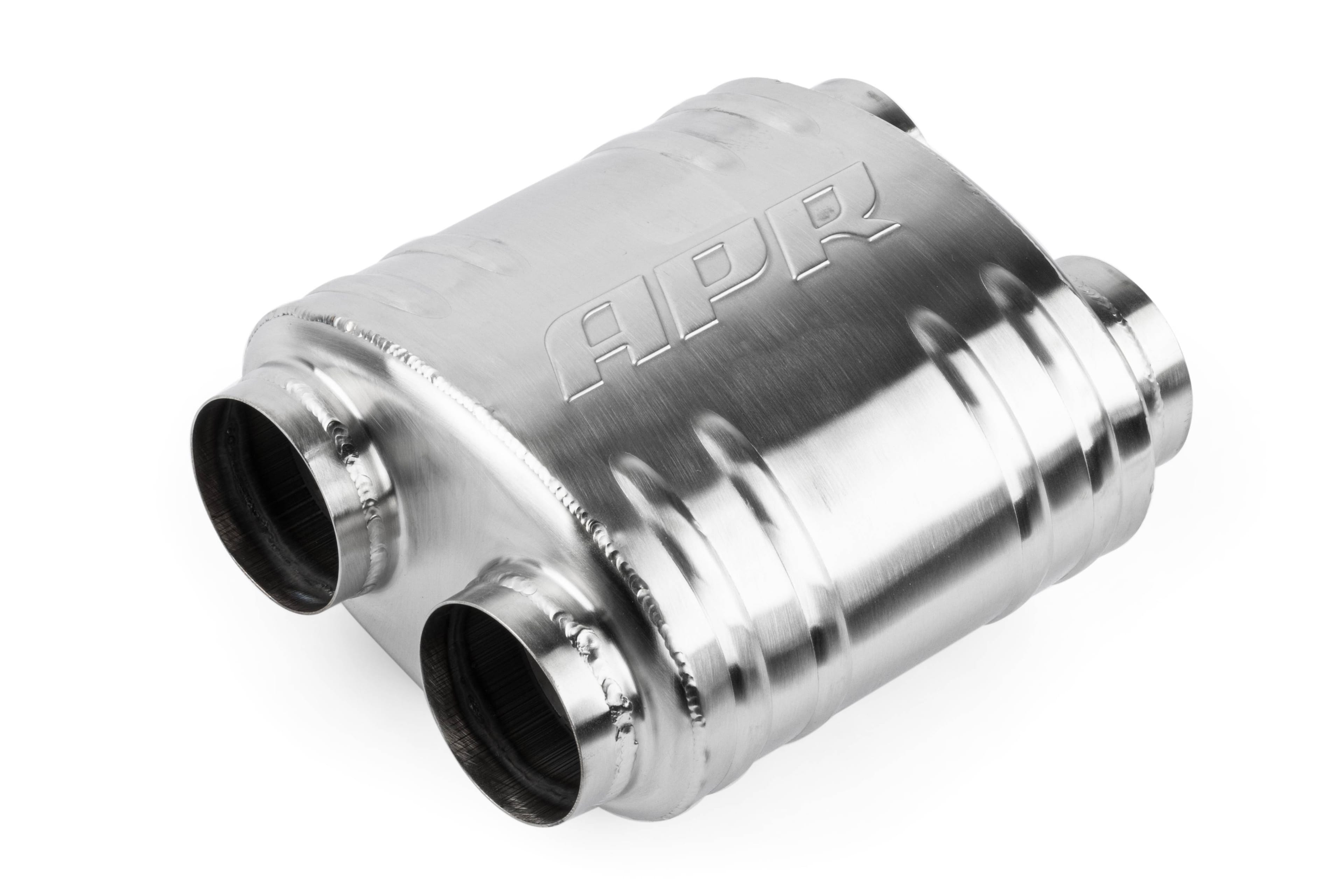 HJQF MUH0011 APR Premium Sound Absorption Muffler - Dual 70mm (2.75") thumbnail 2