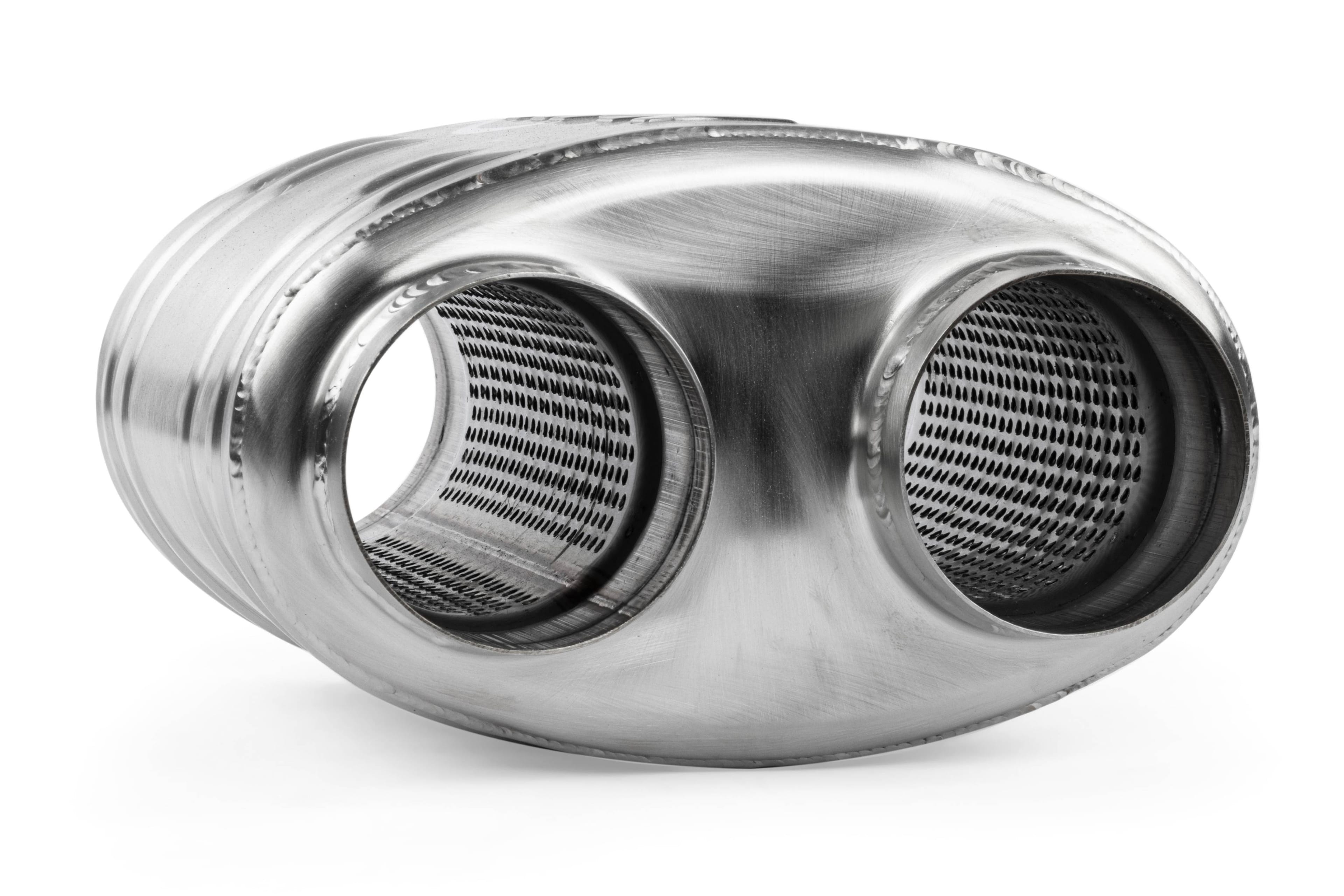 HJQF MUH0011 APR Premium Sound Absorption Muffler - Dual 70mm (2.75") thumbnail 4