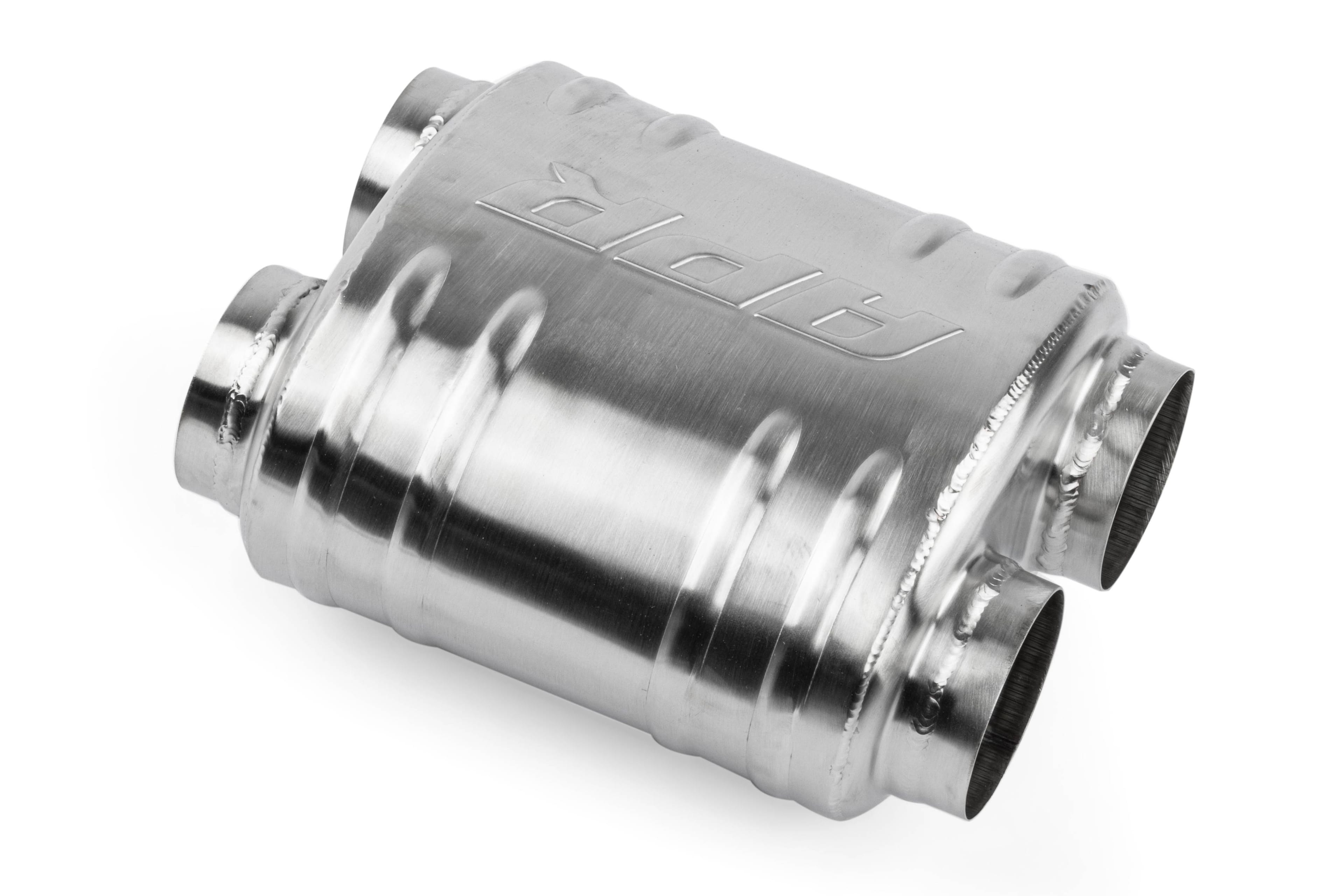 HJQF MUH0011 APR Premium Sound Absorption Muffler - Dual 70mm (2.75") thumbnail 6