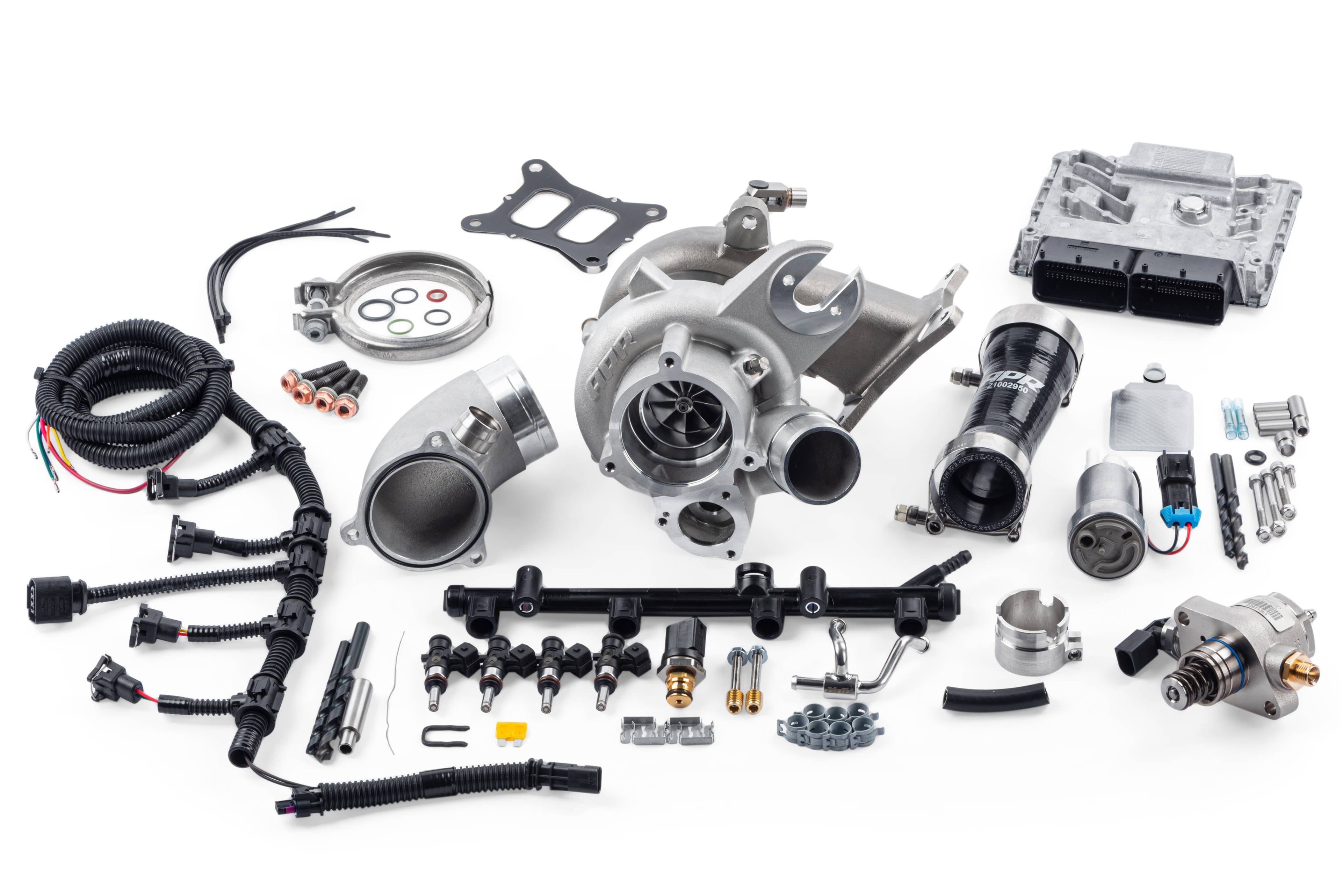 HJQF T4100003-B APR DTR6054 Direct Replacement; Turbo Charger System with LPFP, HPFP, & MPI (2.0T EA888.3 Trans) - Fits select 2015-2023 Audi, Volkswagen applications thumbnail 2