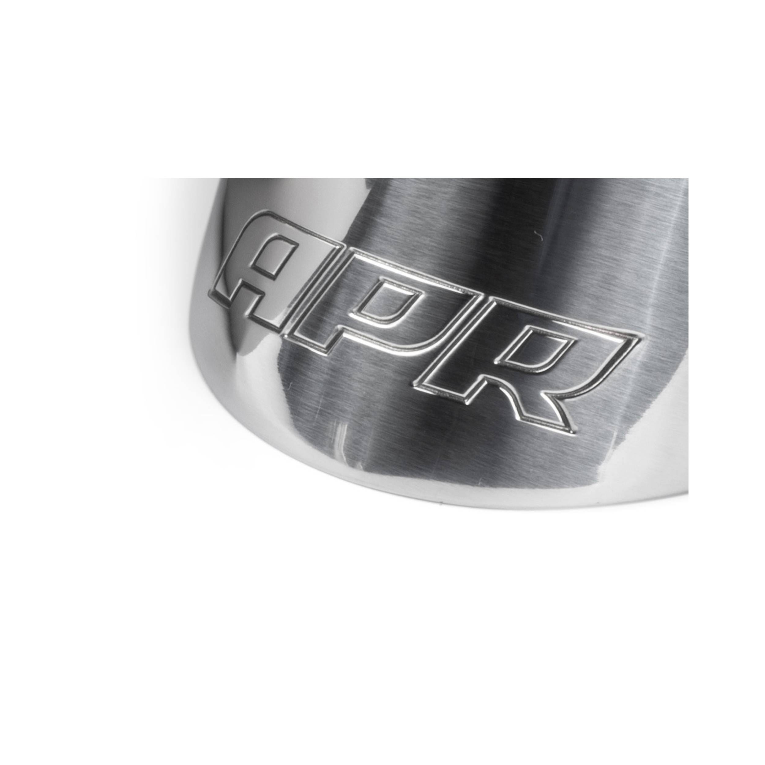 HJQF TPK0006 APR Double-Walled 3.5" Slash-Cut Tips (Polished Silver) - Set of 2 thumbnail 7